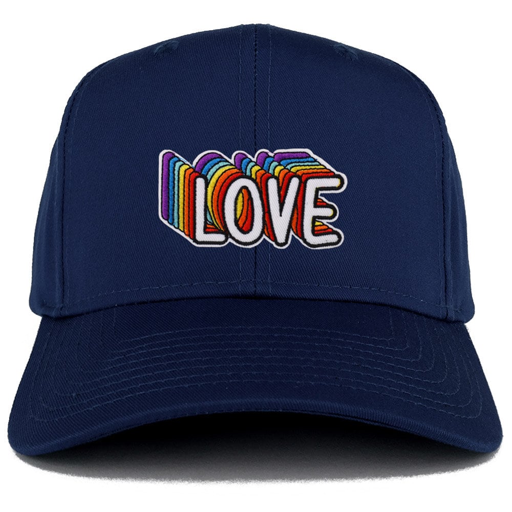 Stitchfy Lgbtq Love Regenbogen Aufnäher Strukturierte Baseballkappe | Sf-Ap0058-27-079 von Stitchfy