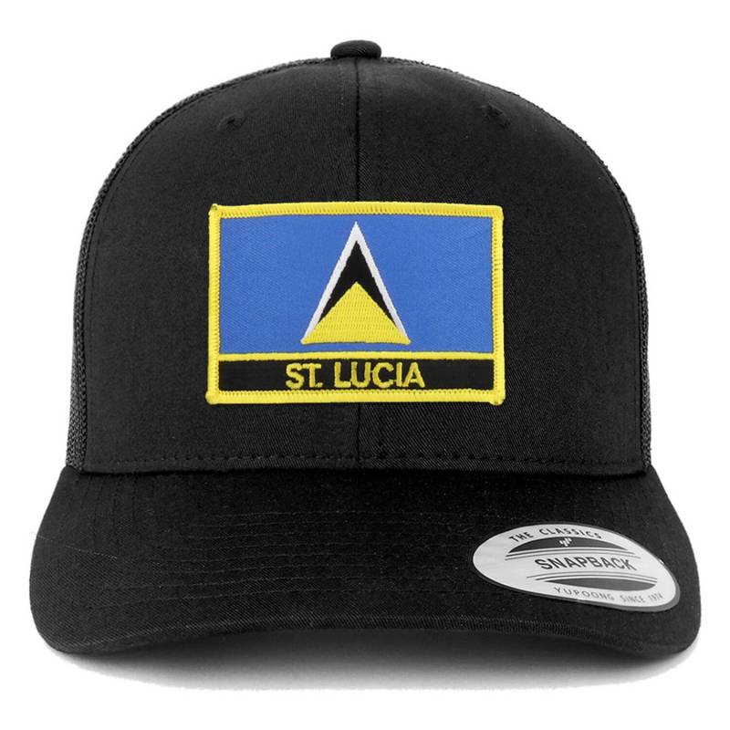 Stitchfy St Lucia Aufnäher Retro Trucker Cap von Stitchfy
