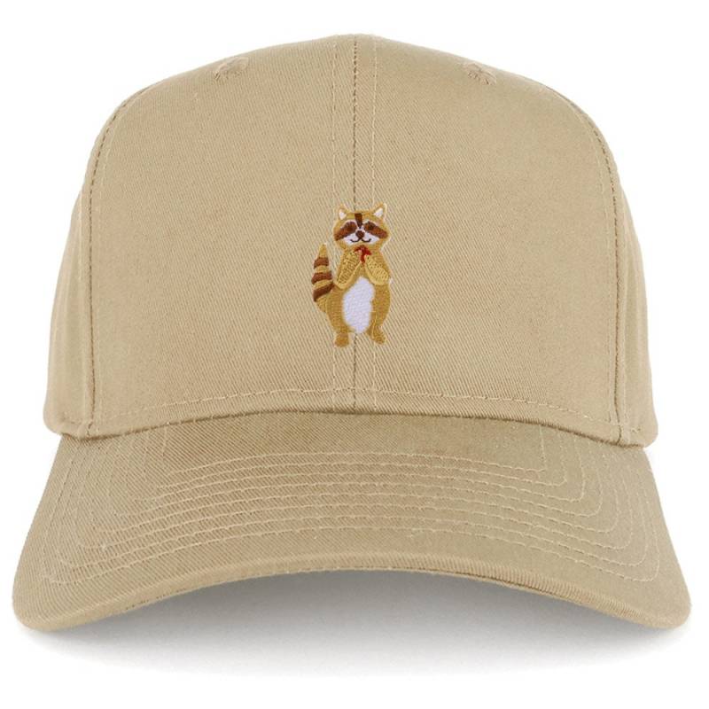 Stitchfy Waschbär Patch Strukturierte Baseballkappe | Sf-Ap0038-27-079 von Stitchfy