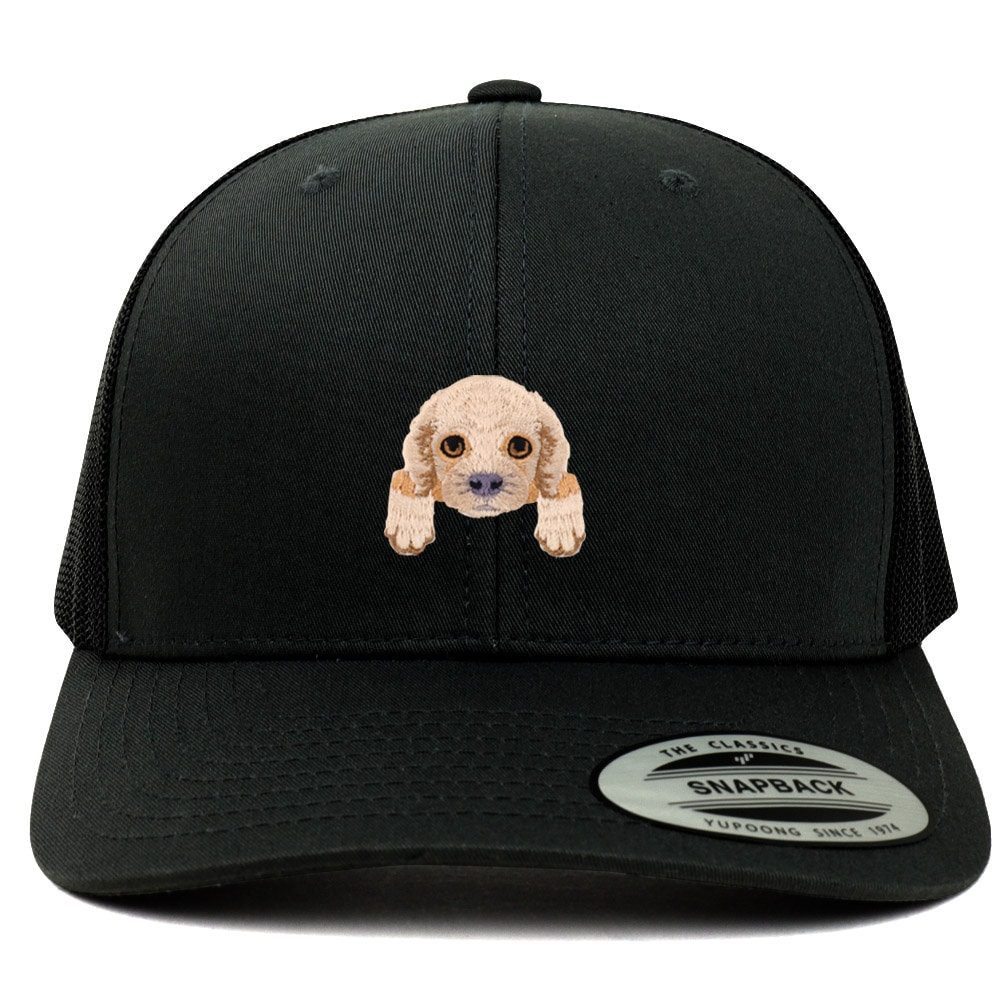 stitchfy Cocker Spaniel Patch 6 Panel Trucker Netzkappe | Sf-Ap0017-Flx-6606 von Stitchfy