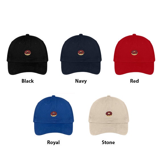 stitchfy Donut Bestickt Low Profile Weiche Baumwolle Baseball Cap von Stitchfy