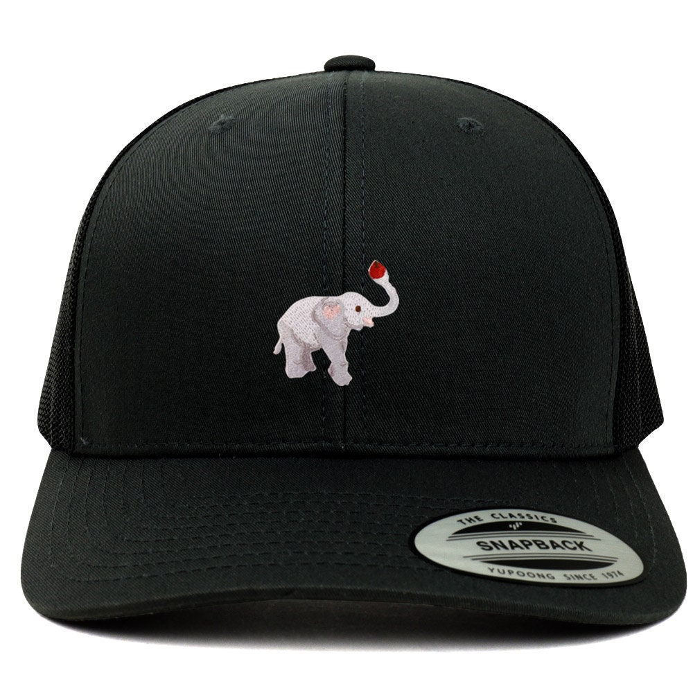 stitchfy Elephant Patch 6 Panel Trucker Netzmütze | Sf-Ap0040-Flx-6606 von Stitchfy