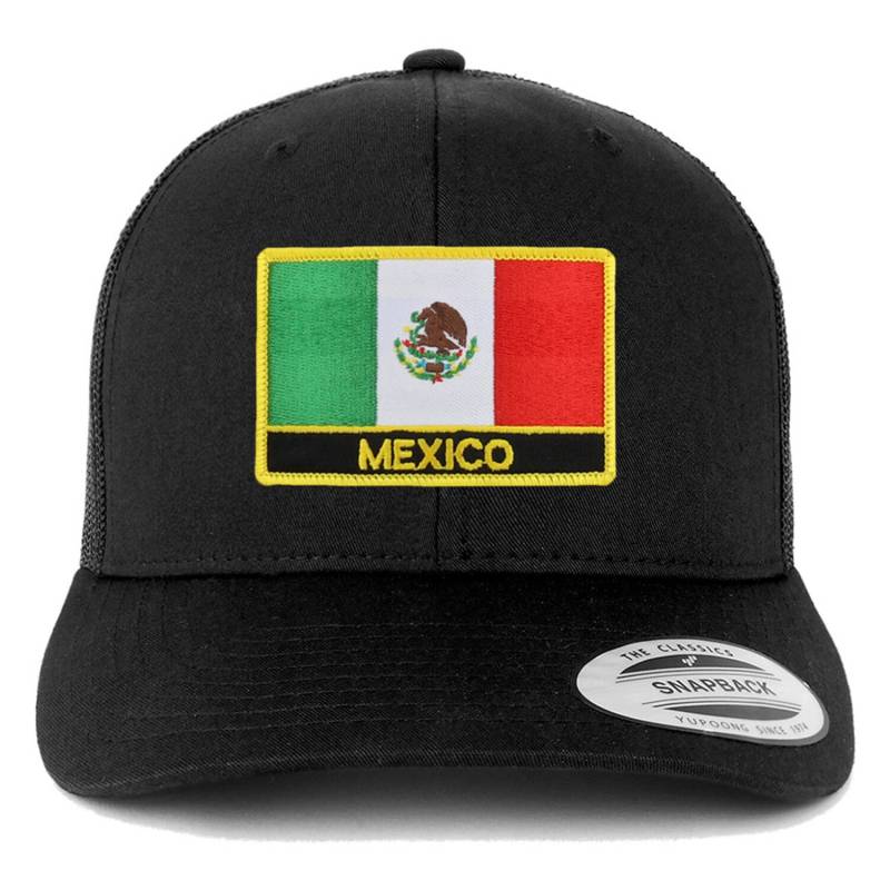 stitchfy Mexiko Flagge Aufnäher Retro Trucker Mesh Cap von Stitchfy