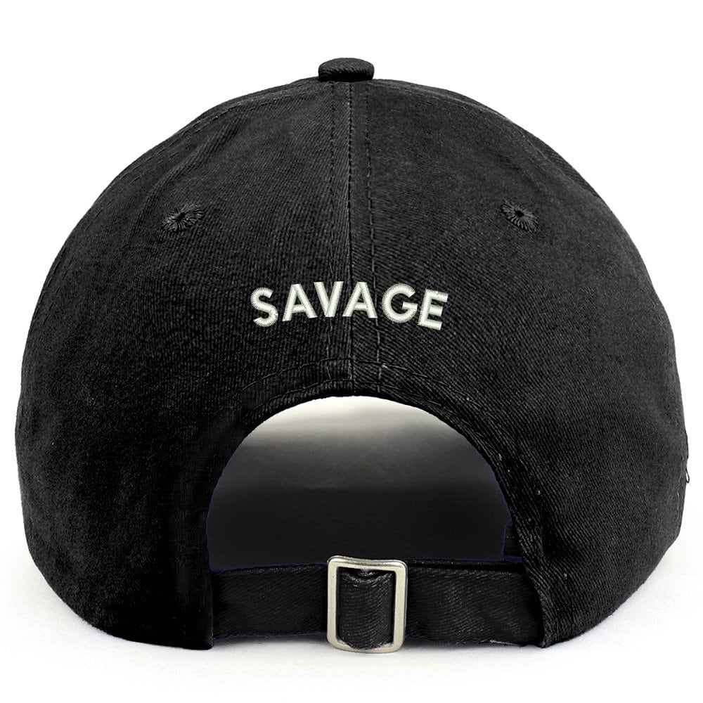 stitchfy Savage | Rücken Bestickt 100 % Baumwolle Papa Hut von Stitchfy