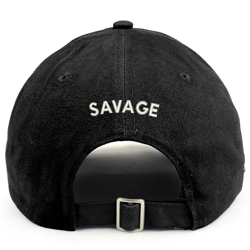 stitchfy Savage | Rücken Bestickt 100 % Baumwolle Papa Hut von Stitchfy