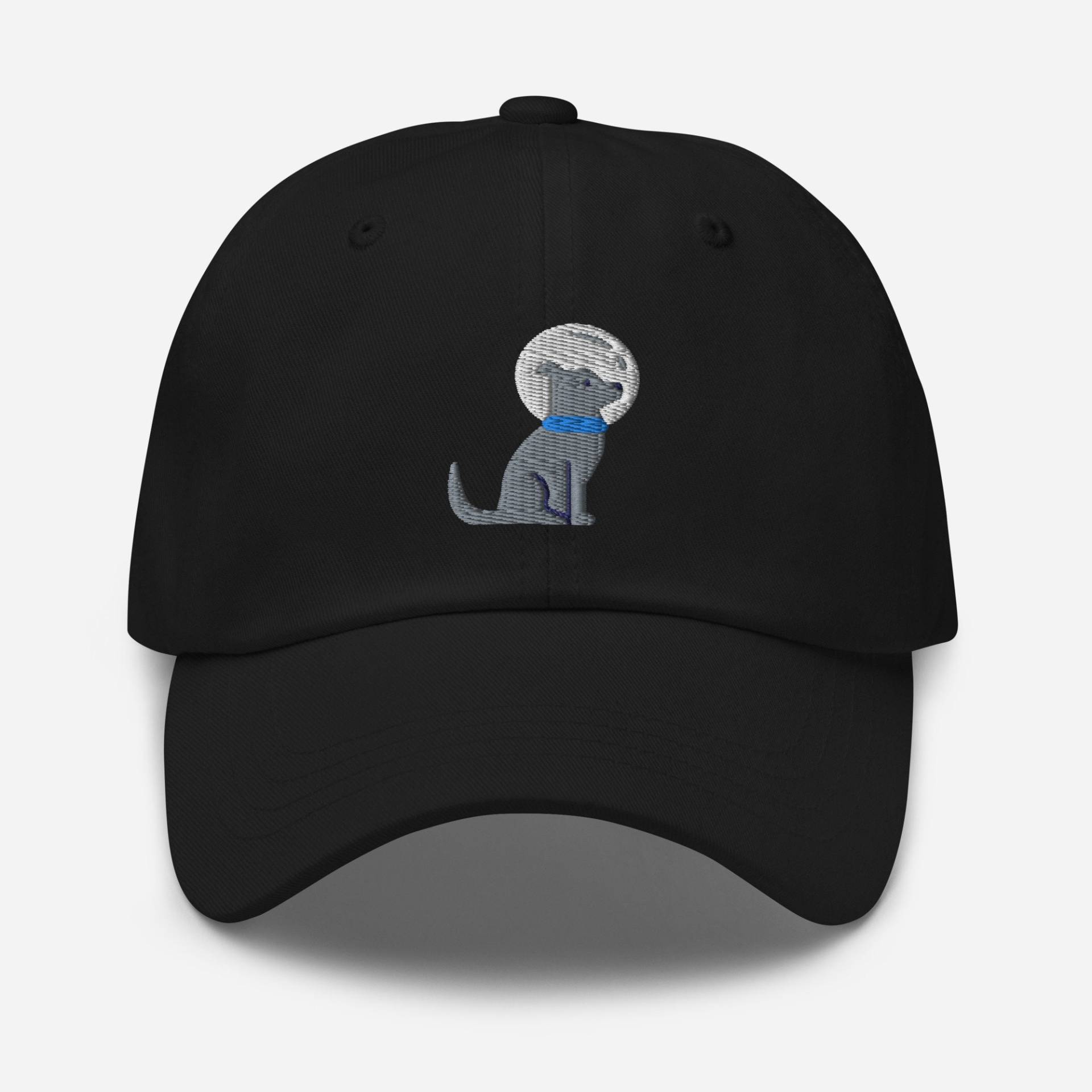 Astronaut Hund Papa Hut, Lustiger Bestickter Weltraum Mütze, Handgefertigt Unisex Verstellbare Baseball Cap, Hunde Stickerei Geschenk, Mehr Farben von StitchinSmilesCo