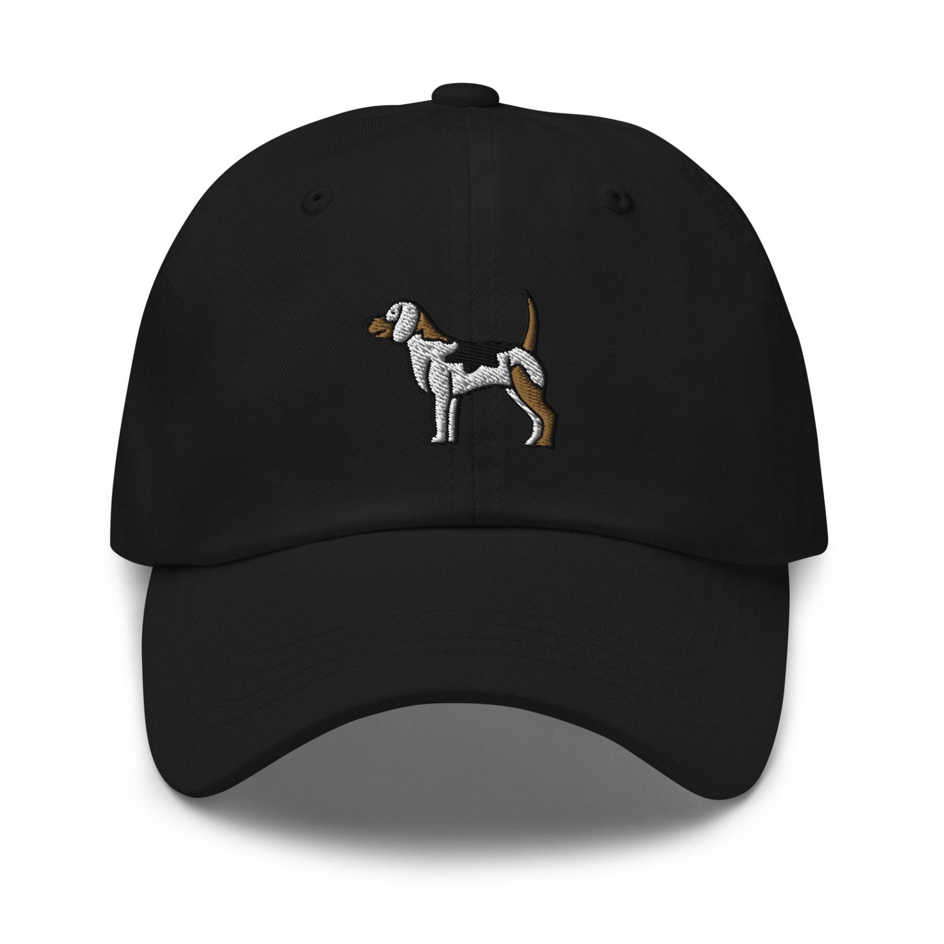 Beagle-Hund-Hut, Bestickte Beagle-Hunde-Baseballmütze, Lustiges Beagle-Hundegeschenk Für Mama, Niedlicher Beagle-Welpen-Hut, 6-Panel-Dad-Kappe von StitchinSmilesCo
