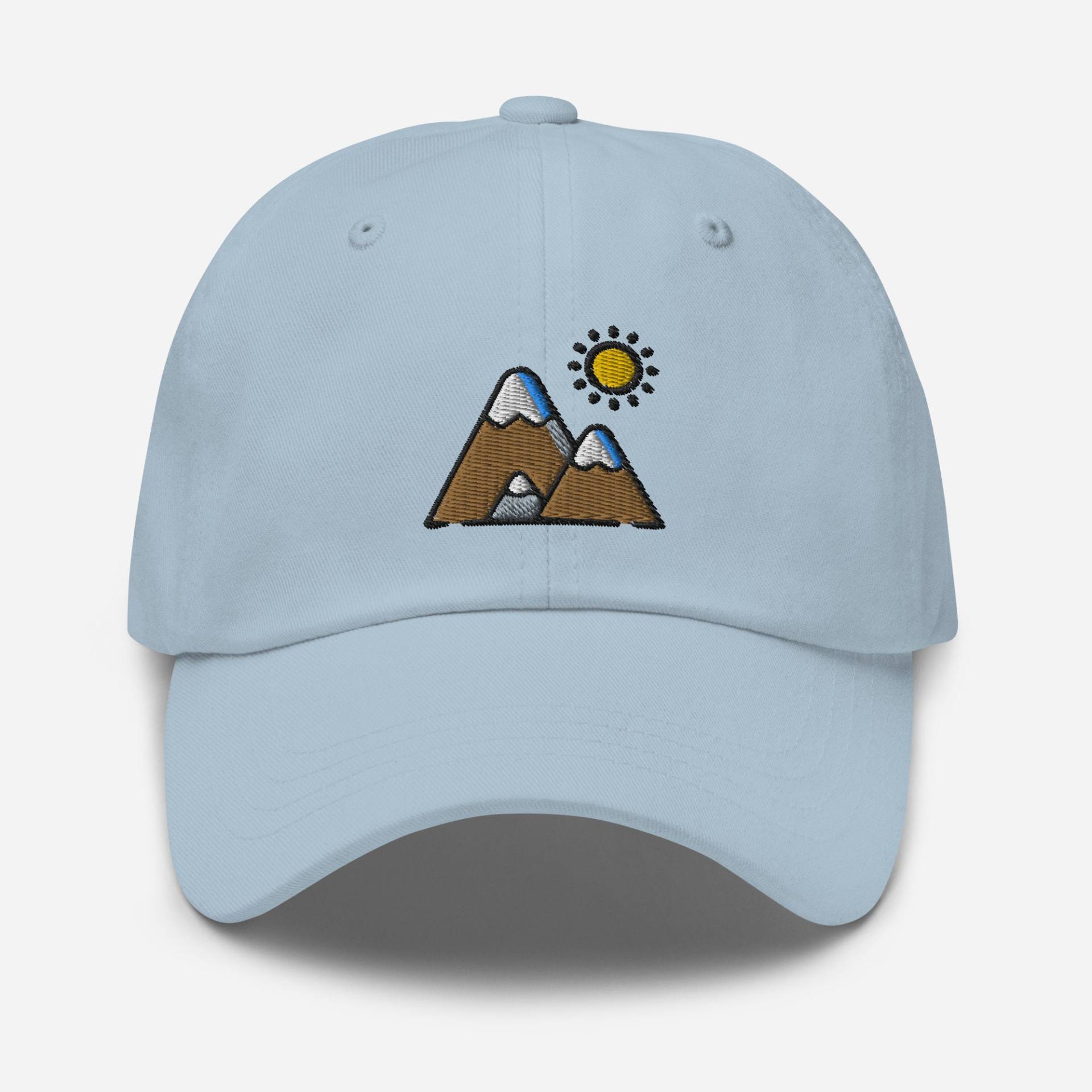 Berge Dad Hut, Bestickter Natur Baseball Cap - Unisex Verstellbar Unstrukturiert 6 Panel in Mehreren Farben, Abenteuer Wandern Geschenk von StitchinSmilesCo