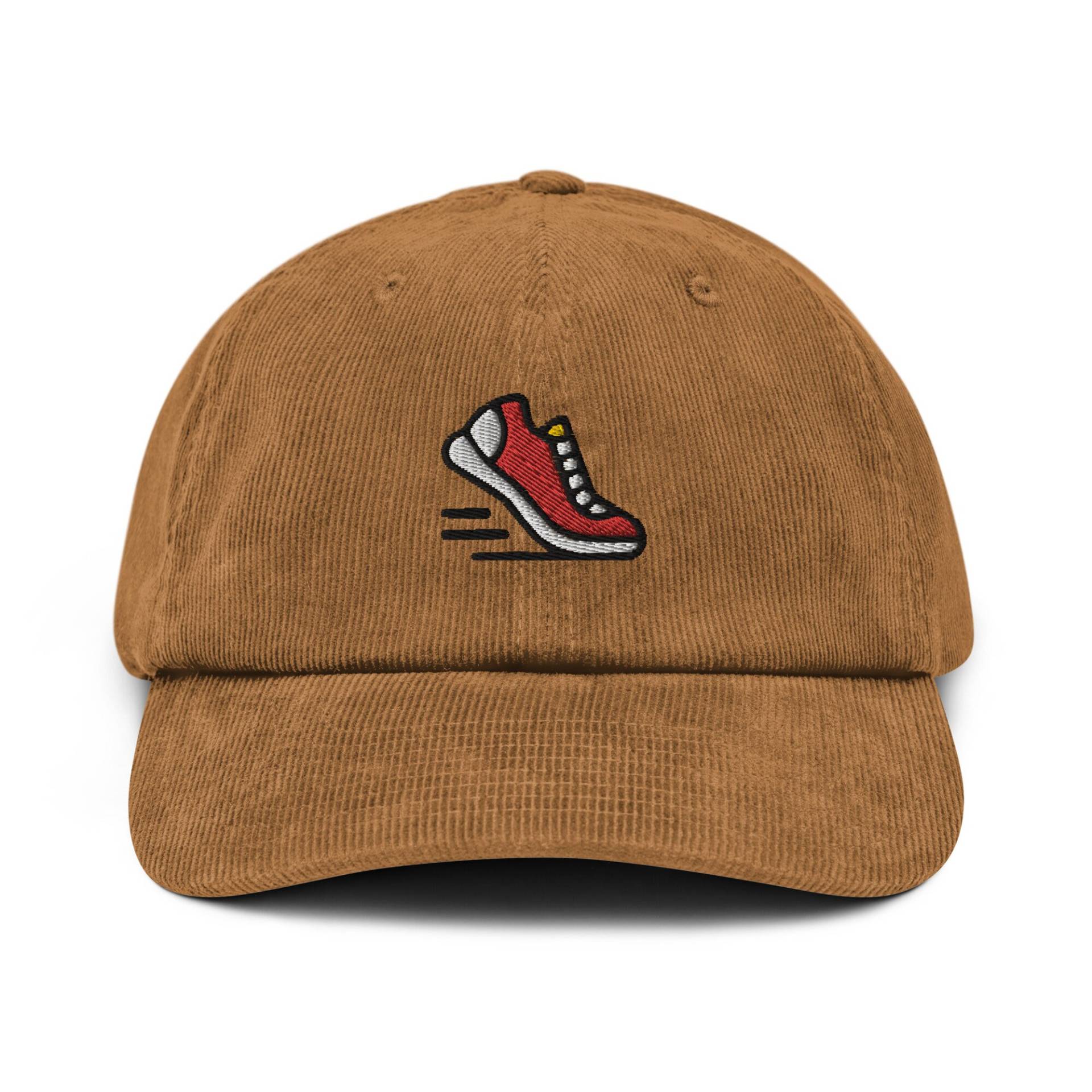 Bestickter Cord-Hut, Joggen Papa Baseball Cap, Geschenk Für Marathon Läufer, Unisex Verstellbar 6 Panel Unstrukturiert Mehrere Farben von StitchinSmilesCo