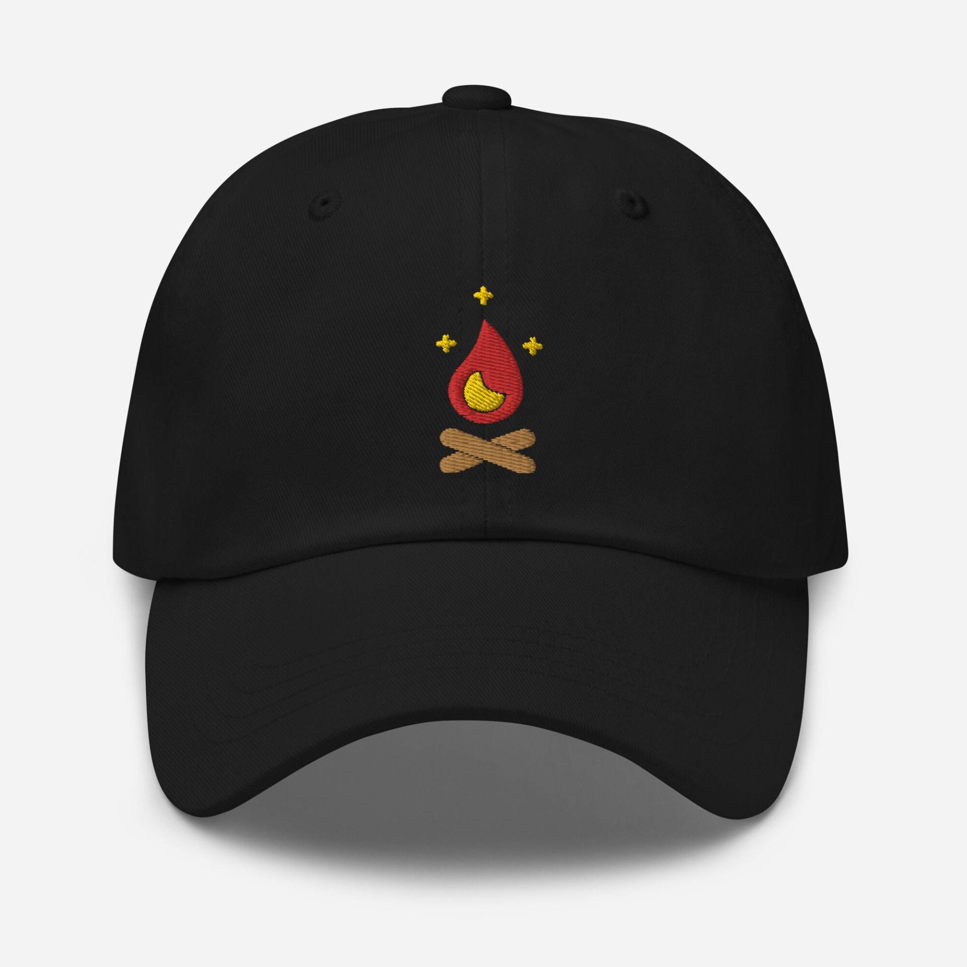 Campfire Dad Hat, Feuerstelle Bestickte Mütze, Bonfire Cap, Verstellbare Unisex Baseball Cap, Sommer Camping Stickerei Geschenk, Weitere Farben von StitchinSmilesCo