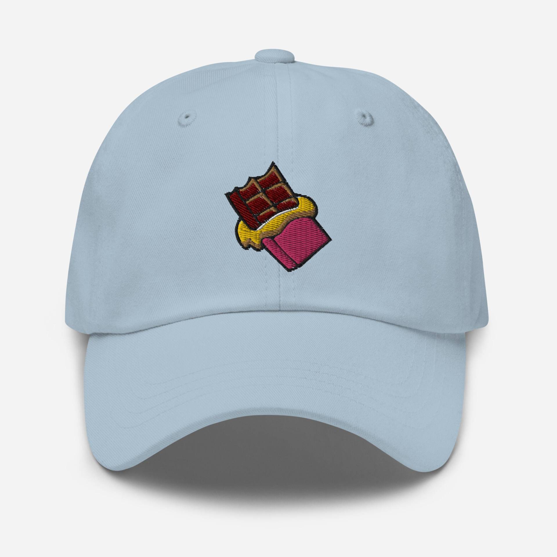 Chocolate Bar Papa Hut, Bestickter Baseball Cap - Unisex Verstellbar Unstrukturiert 6 Panel in Mehreren Farben, Geschenk Für Süße Essen Liebhaber von StitchinSmilesCo