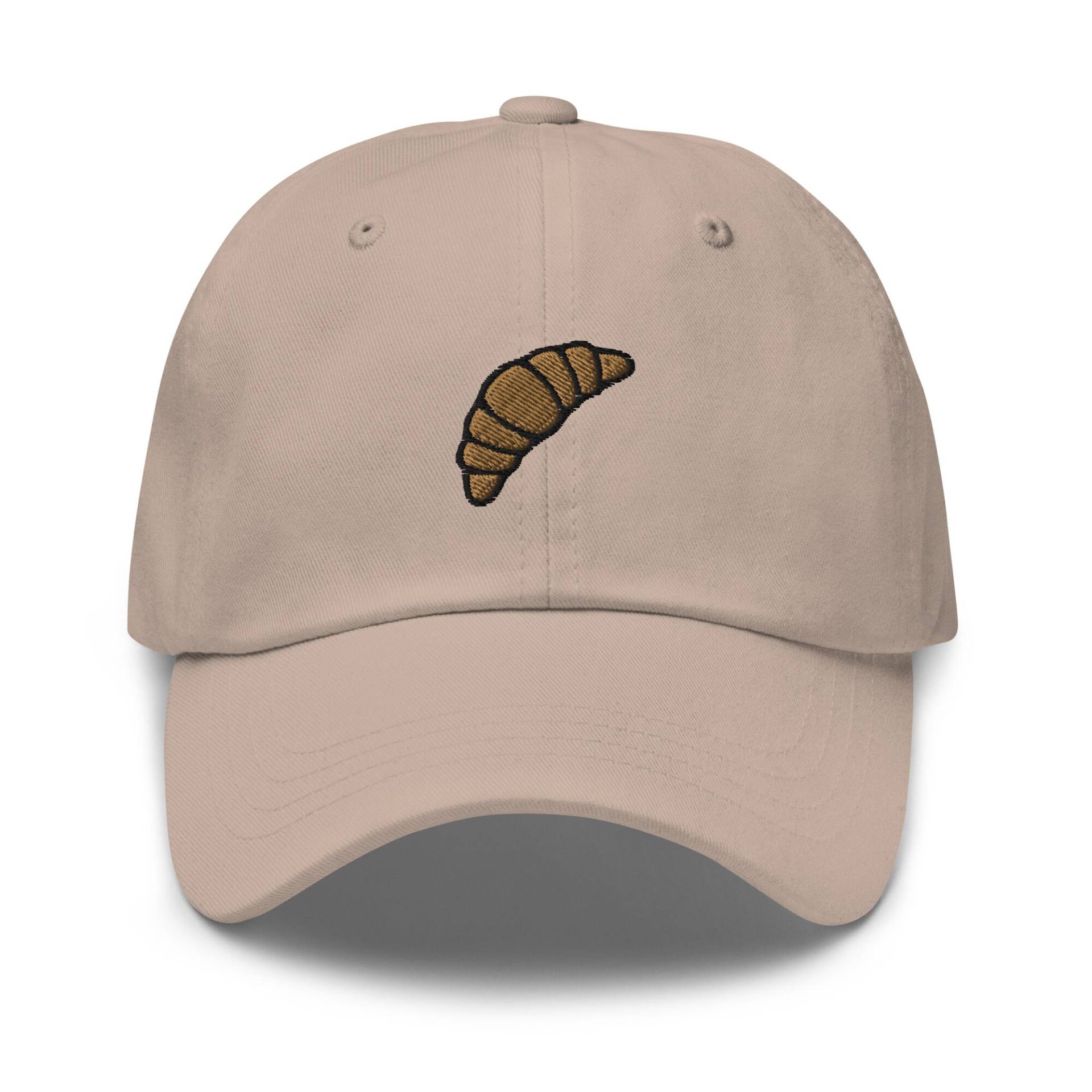 Croissant Papa Hut, Bestickte Gebäck Baseballmütze, Unisex Verstellbare Unstrukturierte 6 Panel Mehrere Farben, Lustiges Geschenk Für von StitchinSmilesCo