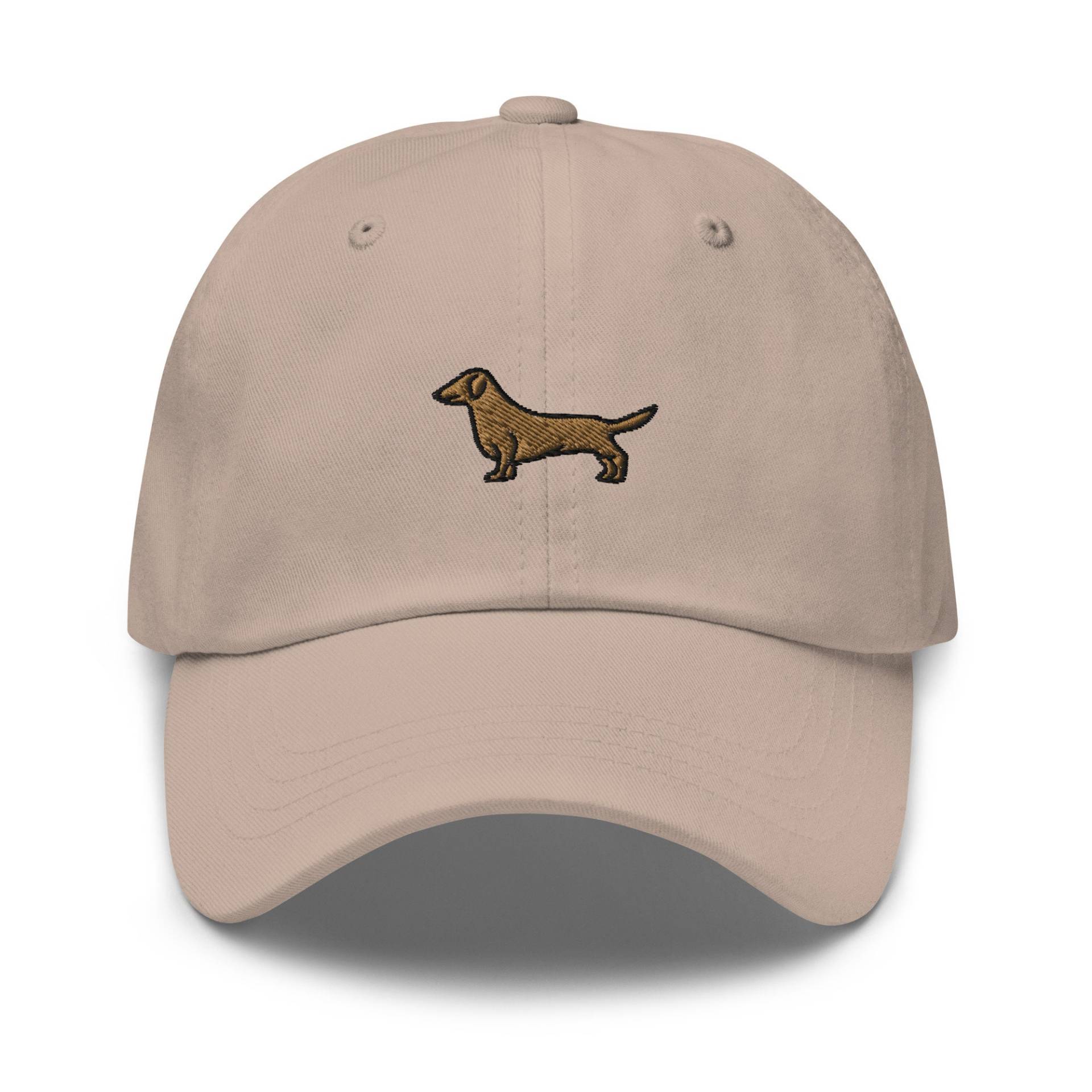 Dackel Hund Dad Hut, Bestickte Dackel-Baseballmütze, Süßes Wiener Geschenk, Lustige Weenie Wurst Cap Mehrere Farben von StitchinSmilesCo