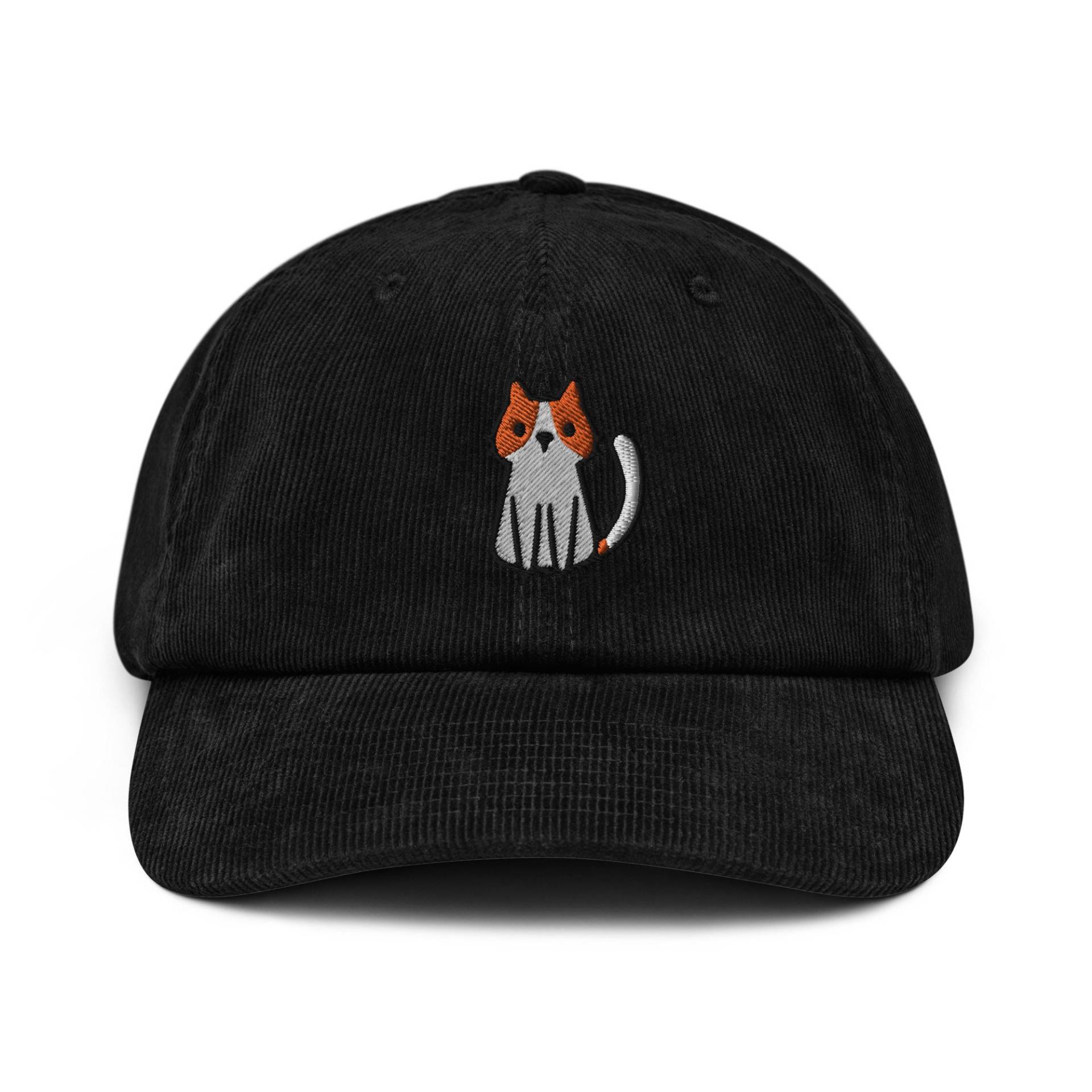 Getigerte Katze Cordmütze, Bestickte Papa Mütze, Haustier Stickerei Unisex Verstellbar 6 Panel Unstrukturiert Mehrere Farben, Katzenliebhaber Getigerte Katze Cordmütze, Bestickte Papa Mütze, Haustier Stickerei Unisex Verstellbar 6 Panel Unstrukturiert Mehrere Farben, Katzenliebhaber von StitchinSmilesCo