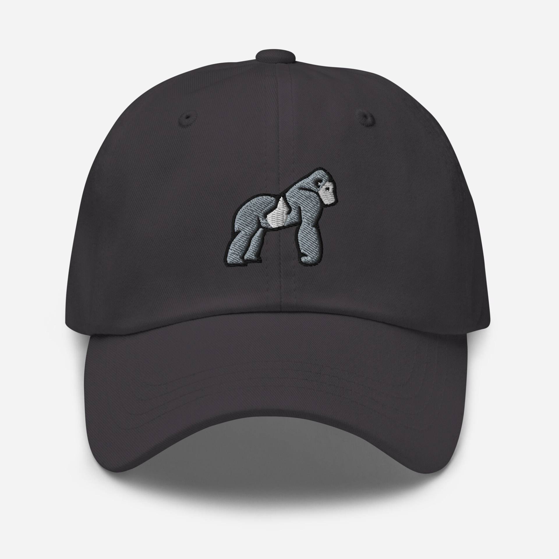 Gorilla Dad Hut, Bestickte Affen-Baseballmütze, Unisex Verstellbare Unstrukturierte 6-Panel-Mehrere Farben, Silberrücken-Berggorilla-Geschenk Gorilla Dad Hut, Bestickte Affen-Baseballmütze, Unisex Verstellbare Unstrukturierte 6-Panel-Mehrere Farben, Silberrücken-Berggorilla-Geschenk von StitchinSmilesCo
