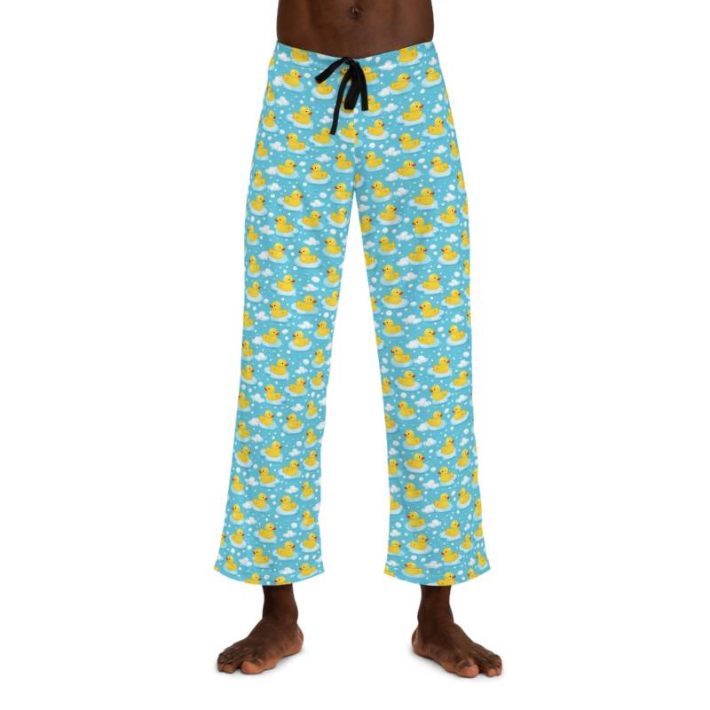 Gummienten-Pyjama-Hose Gemütliche Polyester-Nachtwäsche Für Herren von StitchinSmilesCo