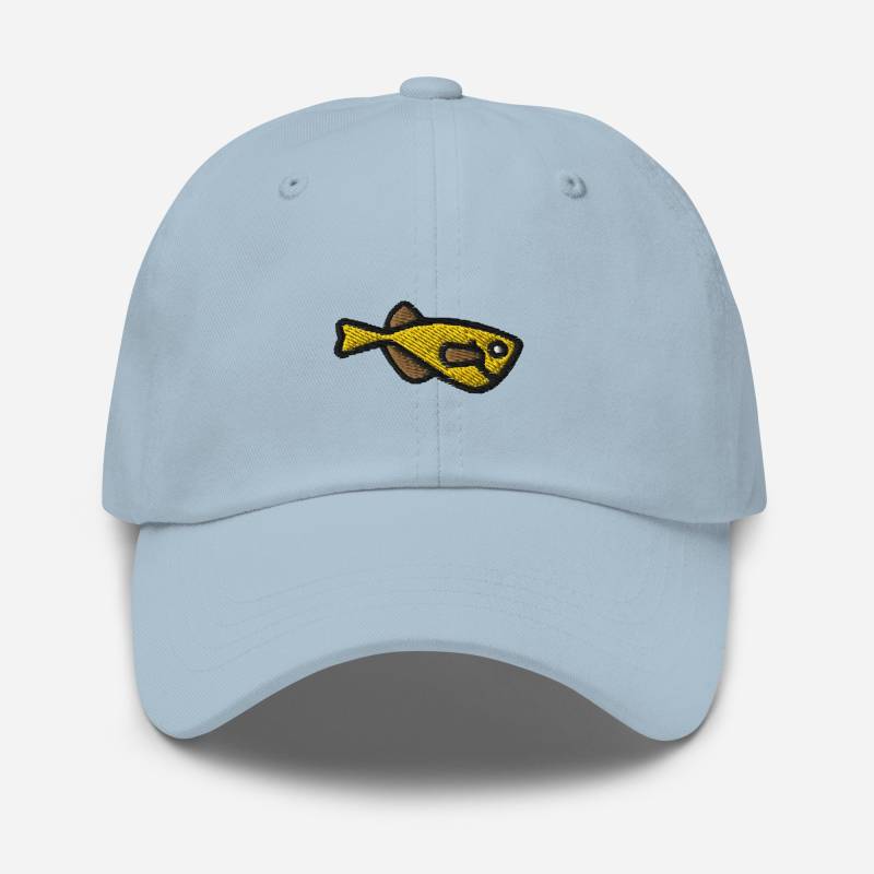 Hatchetfish Dad Hat, Bestickte Fisch-Baseballmütze, Fisher Unisex Einstellbar Unstrukturiert 6 Panel Cap Mehrere Farben, Angeln Geschenk Für Ihn von StitchinSmilesCo