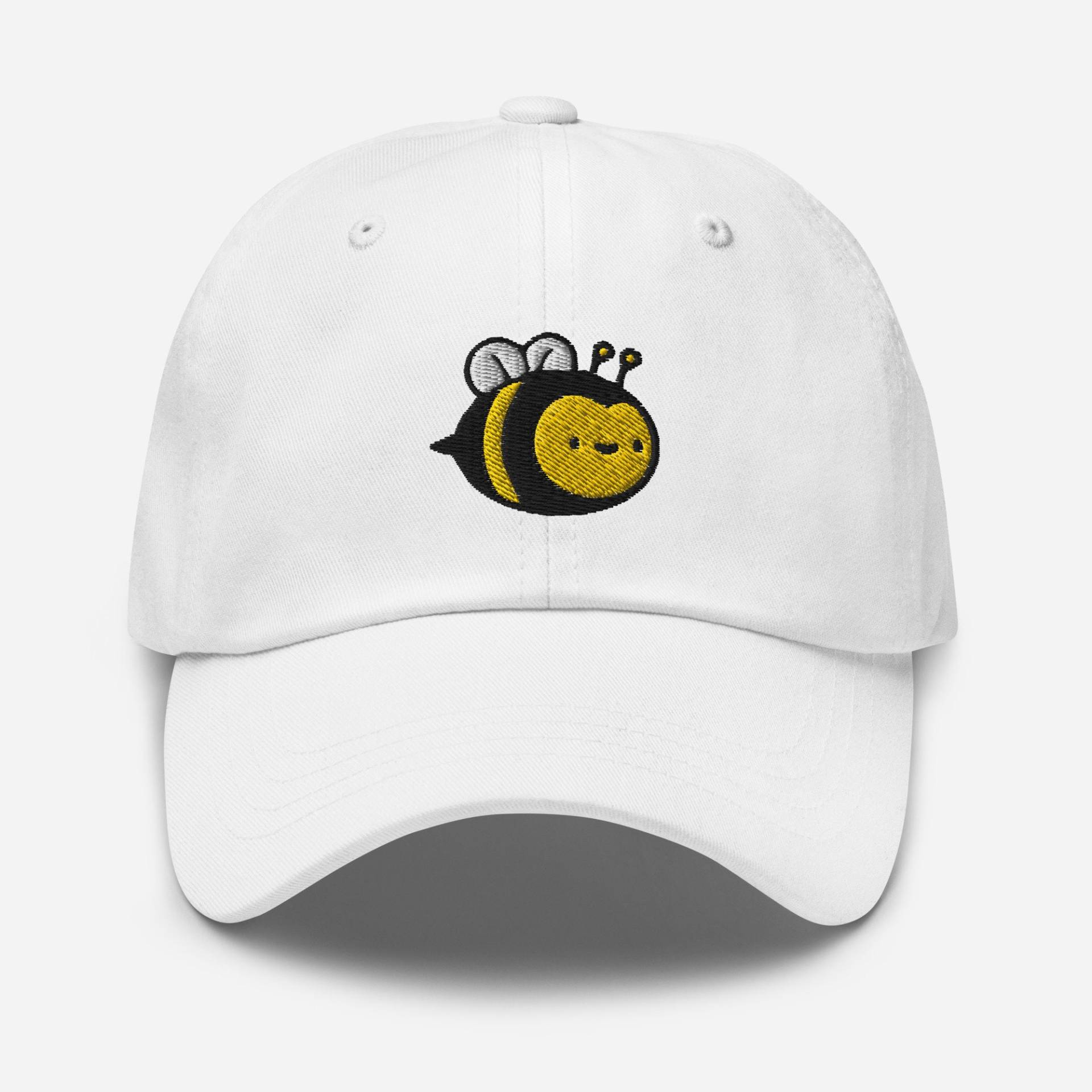Kawaii Bee Dad Hat, Bestickter Hut, Niedliche Bumblebee-Baseballmütze - Unisex Verstellbare Unstrukturierte 6 Panel in Mehreren Farben, Geschenk von StitchinSmilesCo
