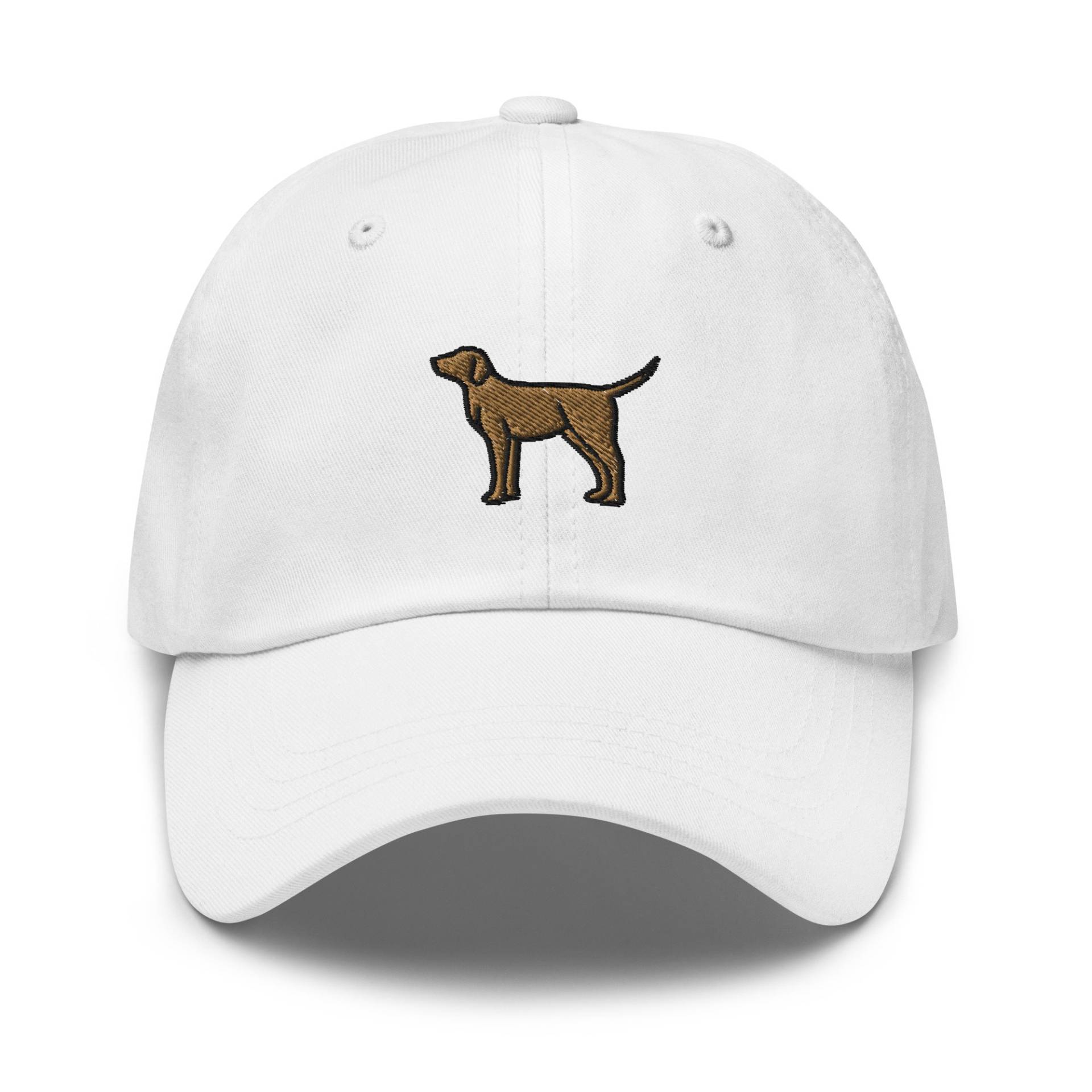 Labrador Hund Papa Hut, Bestickte Retriever Baseballmütze, Süße Mama Geschenk Für Hundeliebhaber, Golden Gelb Braun Haustier Hut von StitchinSmilesCo