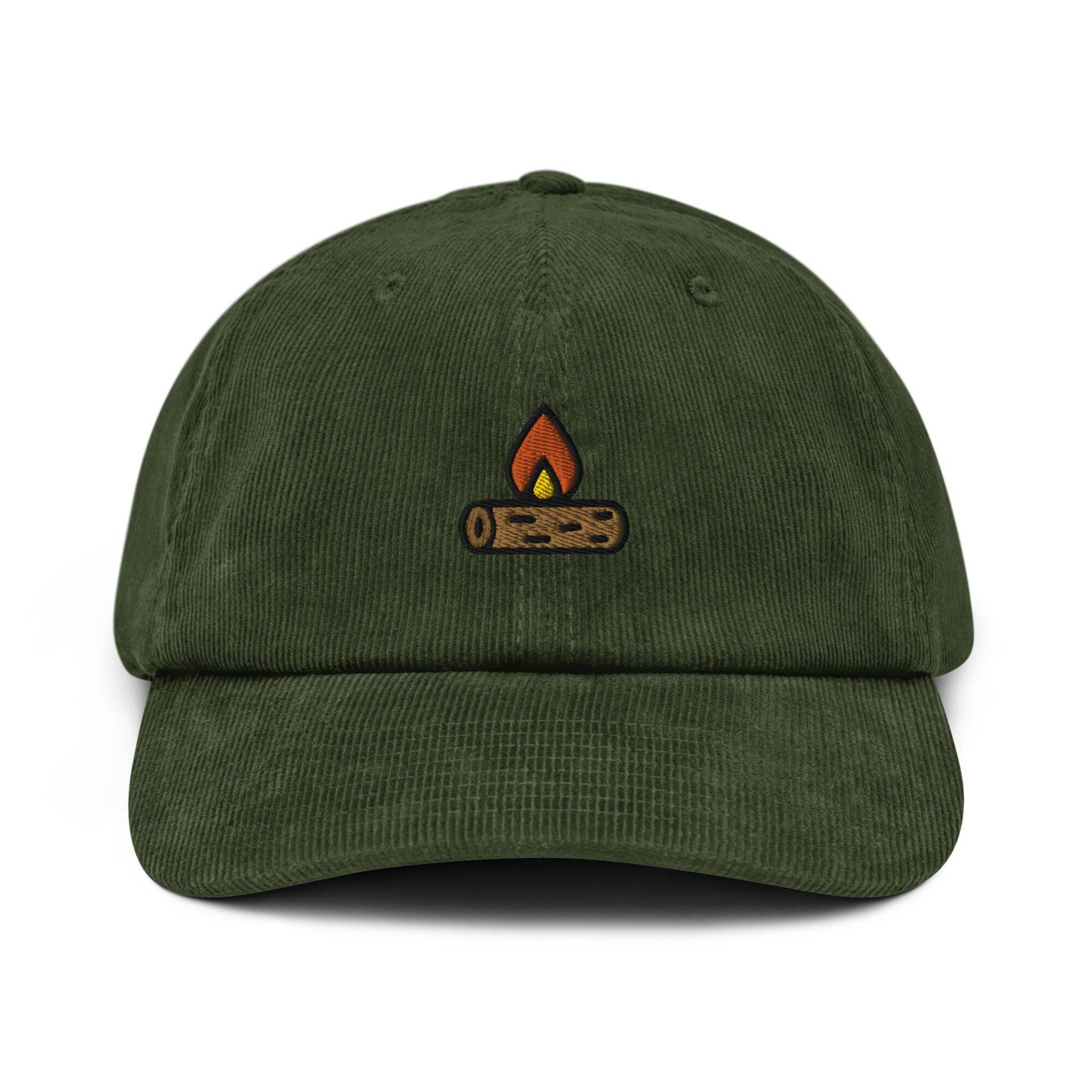 Lagerfeuer Cord Hut, Bestickt Camping Wandern Papa Baseballmütze, Wald Camper Geschenk, Mütze 6 Panel Unstrukturiert in Mehreren Farben Lagerfeuer Cord Hut, Bestickt Camping Wandern Papa Baseballmütze, Wald Camper Geschenk, Mütze 6 Panel Unstrukturiert in Mehreren Farben von StitchinSmilesCo