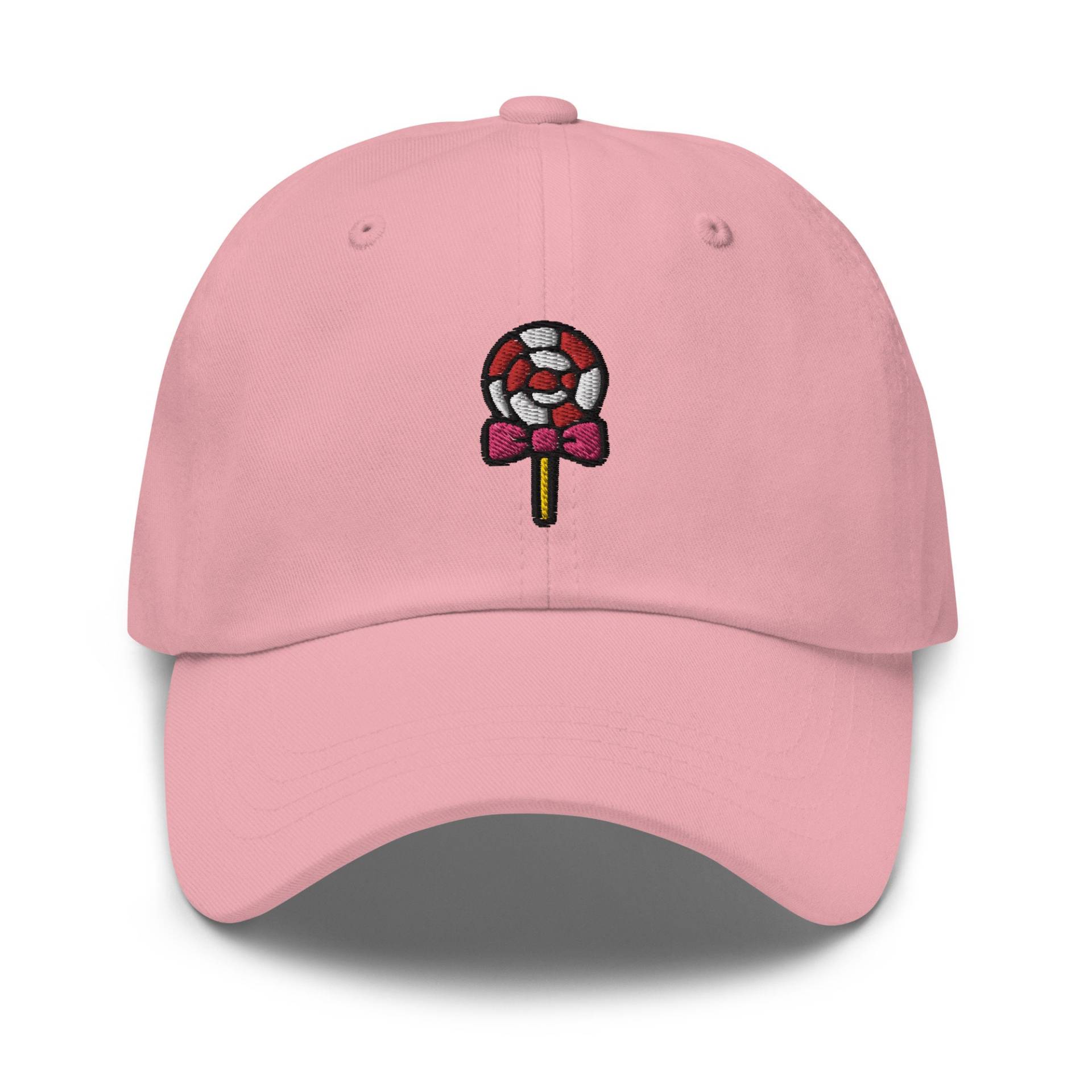 Lollipop Dad Hat, Bestickte Candy Baseball Cap, Kawaii Womens Hut, Verstellbare Unstrukturierte 6 Panel Mehrere Farben, Geschenk Für Sie von StitchinSmilesCo