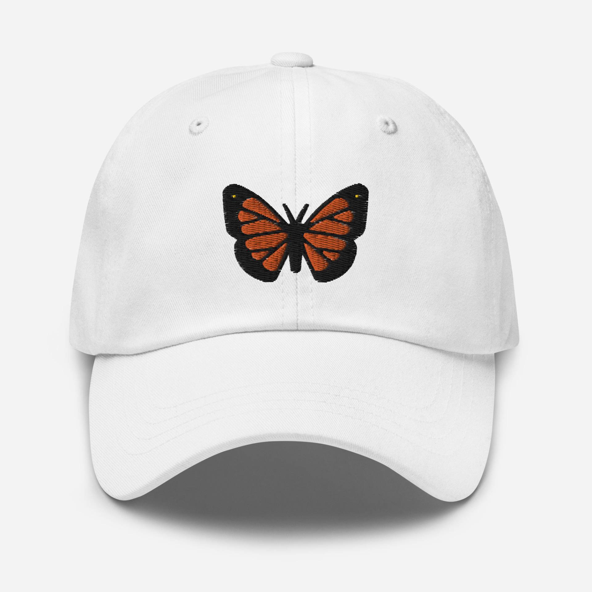 Monarch Schmetterling Papa Hut, Bestickter Baseball Cap - Unisex Verstellbar Unstrukturiert 6 Panel in Mehreren Farben, Garten Geschenk Für Sie von StitchinSmilesCo