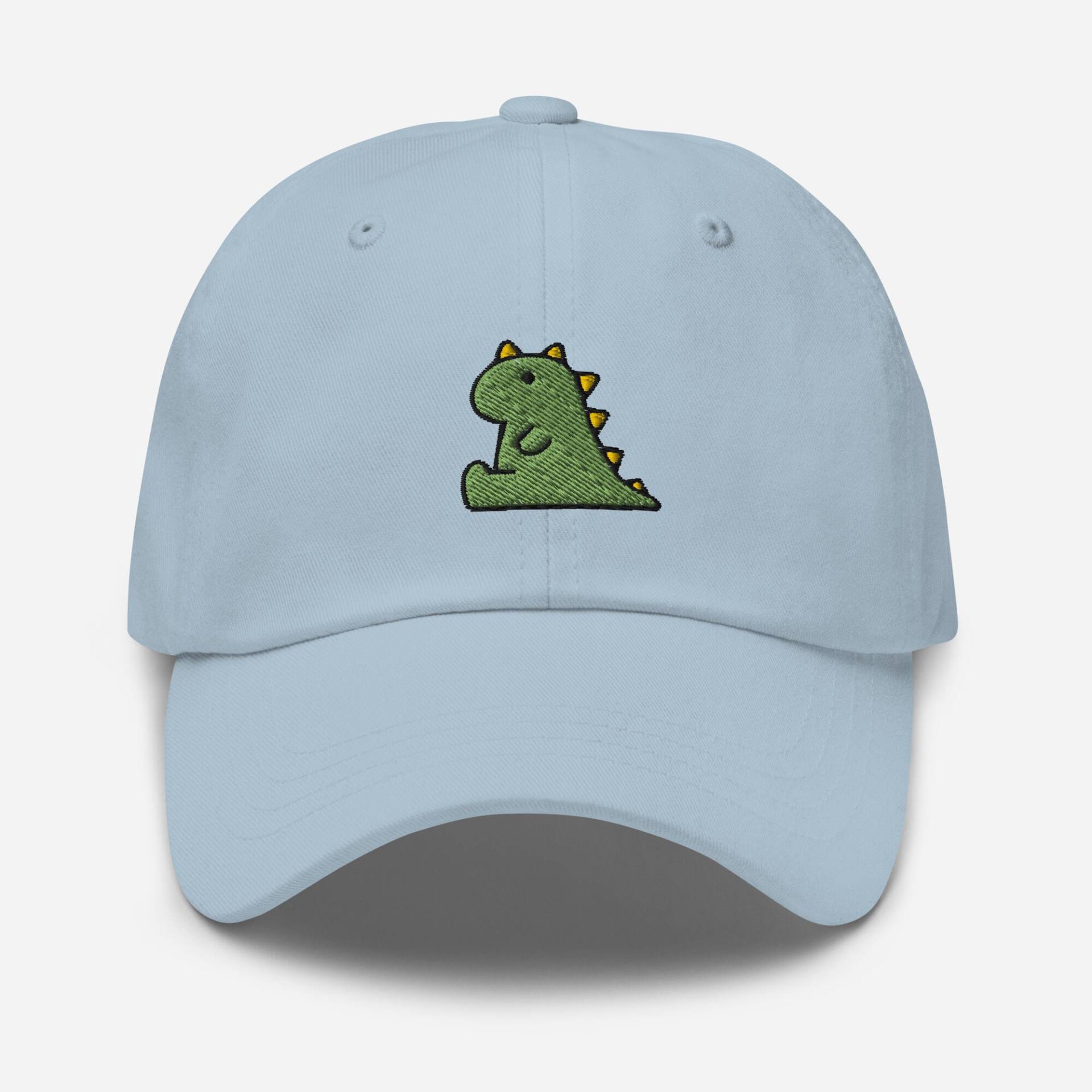 Niedlicher Dino Papa Hut, Bestickter Baseball Cap - Unisex Verstellbar Unstrukturiert 6 Panel in Mehreren Farben, Kawaii Trex Dinosaurier Geschenk von StitchinSmilesCo