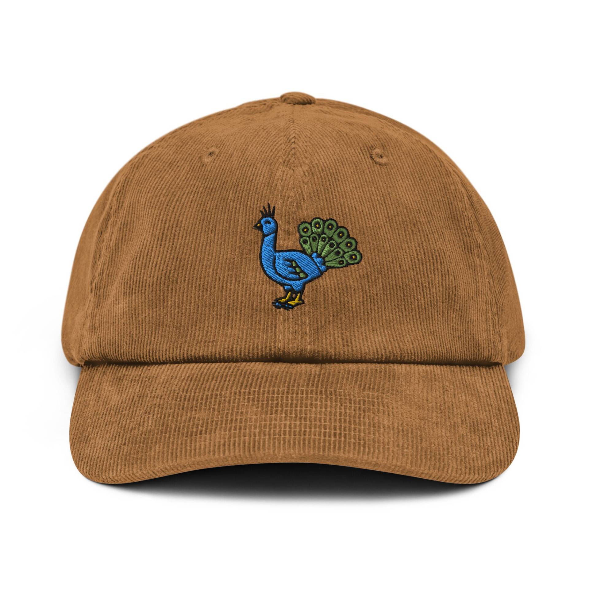 Pfau Cord Mütze, Bestickte Vogel Papa Unisex Verstellbar 6 Panel Unstrukturiert Mehrere Farben, Geburtstagsgeschenk Für Pfauenliebhaber Pfau Cord Mütze, Bestickte Vogel Papa Unisex Verstellbar 6 Panel Unstrukturiert Mehrere Farben, Geburtstagsgeschenk Für Pfauenliebhaber von StitchinSmilesCo