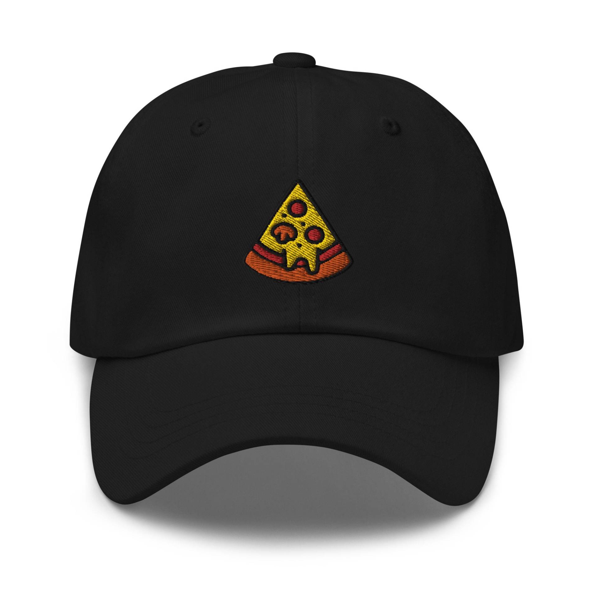 Pizza Papa Hut, Bestickte Scheibe Baseballmütze, Unisex Verstellbare Unstrukturierte 6 Panel Mehrere Farbe, Lustiges Pizza-Liebhaber-Geschenk von StitchinSmilesCo