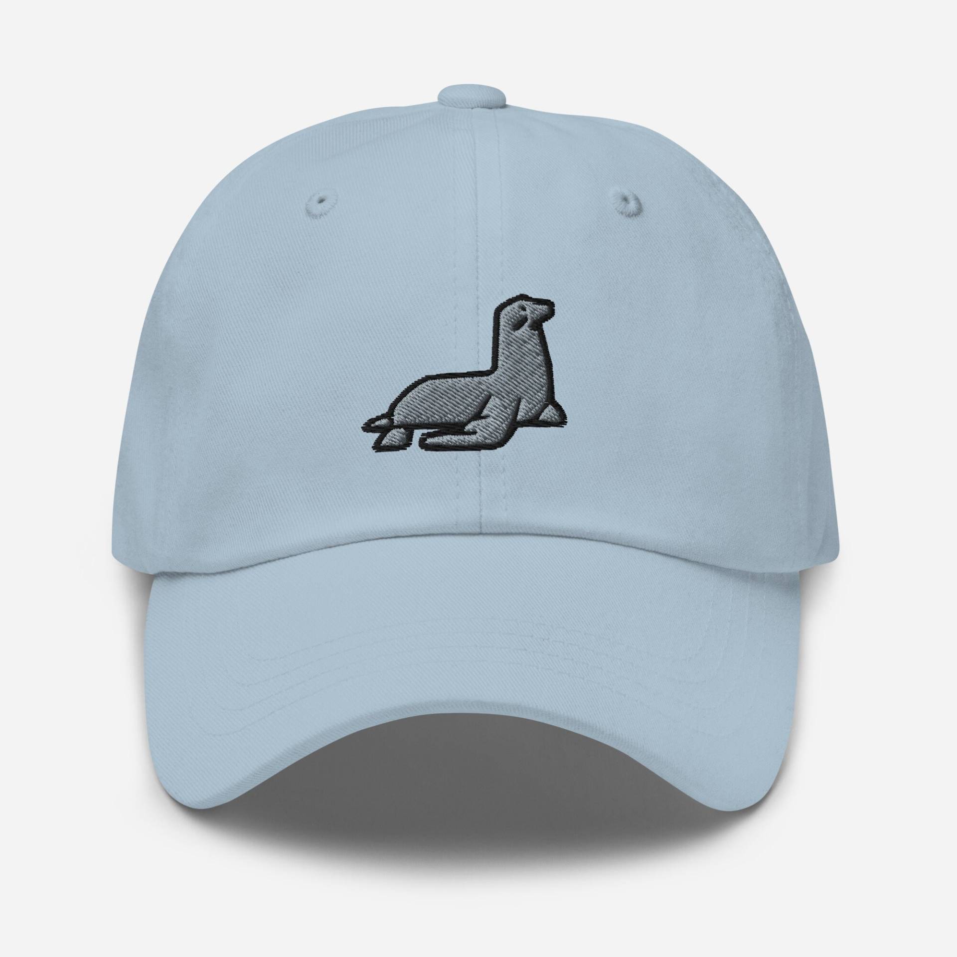 Robbe Dad Hut, Bestickter Hut Ozean Tier Baseball Cap - Unisex Verstellbar Unstrukturiert 6 Panel in Mehreren Farben, Sommer Strand Geschenk Robbe Dad Hut, Bestickter Hut Ozean Tier Baseball Cap - Unisex Verstellbar Unstrukturiert 6 Panel in Mehreren Farben, Sommer Strand Geschenk von StitchinSmilesCo