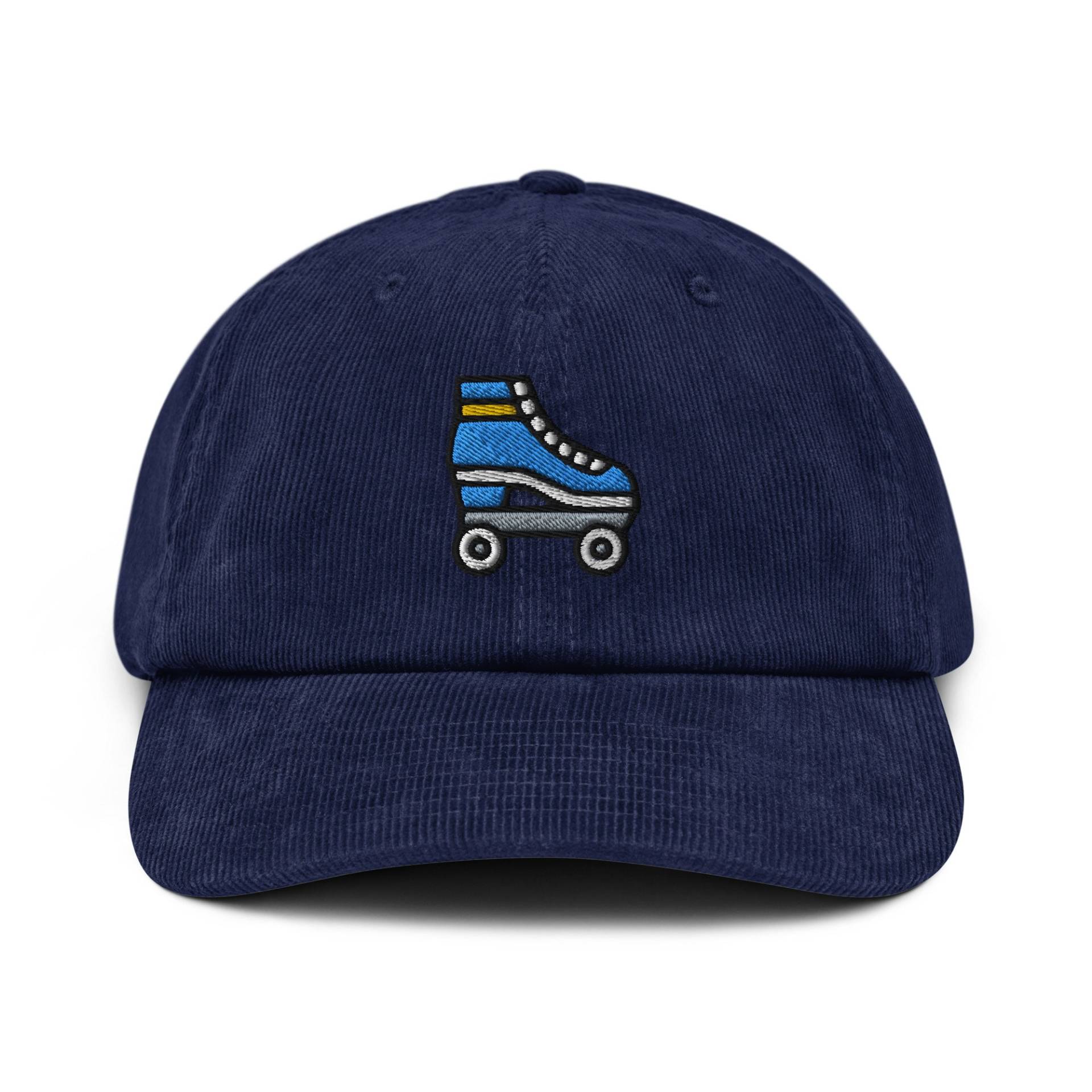 Rollschuhe Cordmütze, Bestickte Vintage Dad Baseball Cap, Unisex Verstellbar Mehrere Farben, 70Er 80Er Retro Party Geschenk Für Frauen von StitchinSmilesCo