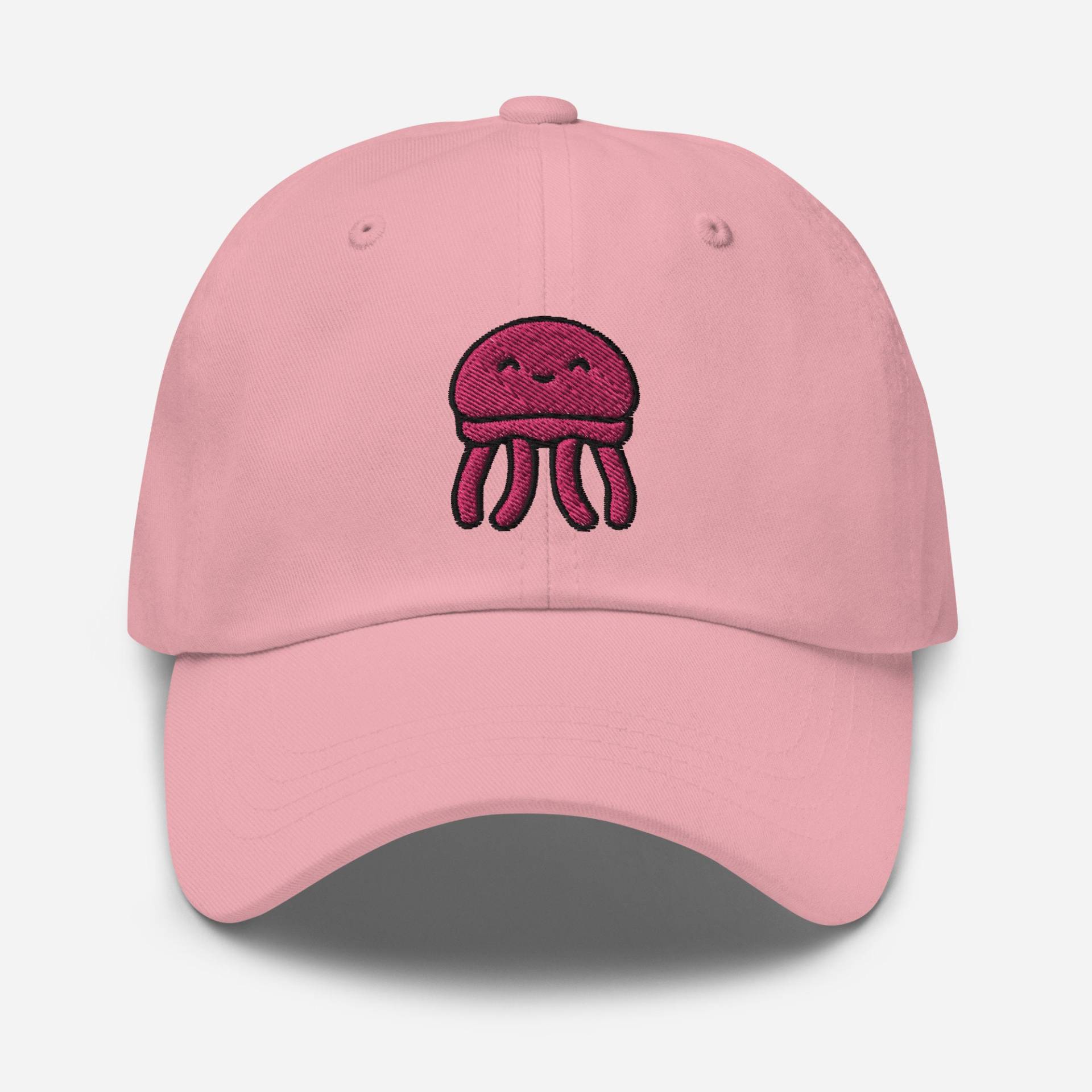 Rosa Qualle Papa Mütze, Bestickte Mütze Meer Kreatur Baseball Cap Unisex Verstellbar Unstrukturiert 6 Panel Mehr Farben Strand Sommer Geschenk von StitchinSmilesCo