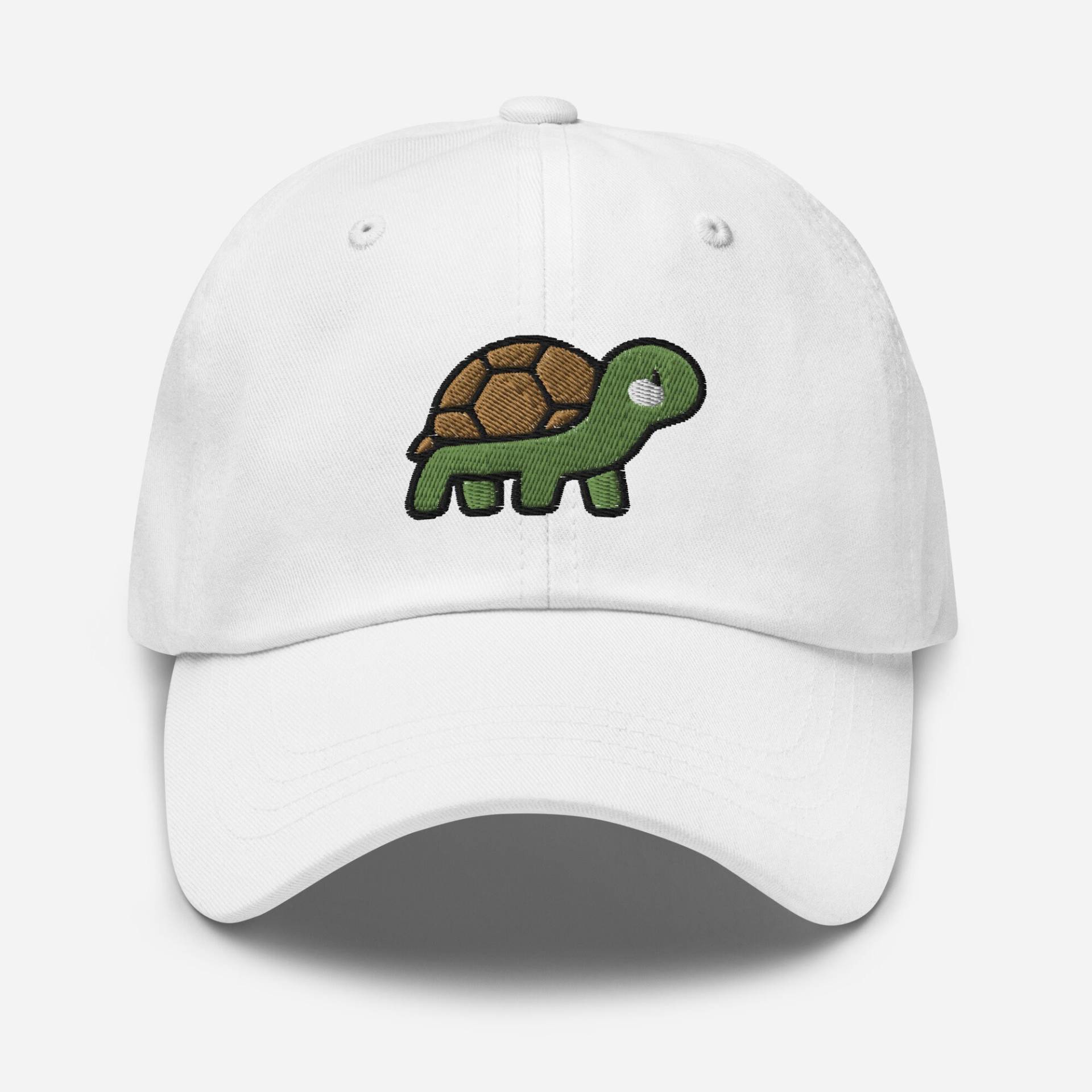 Schildkröte Papa Hut, Bestickter Baseball Cap - Unisex Verstellbar Unstrukturiert 6 Panel in Mehreren Farben, Süßes Tier Geschenk Für Sie von StitchinSmilesCo