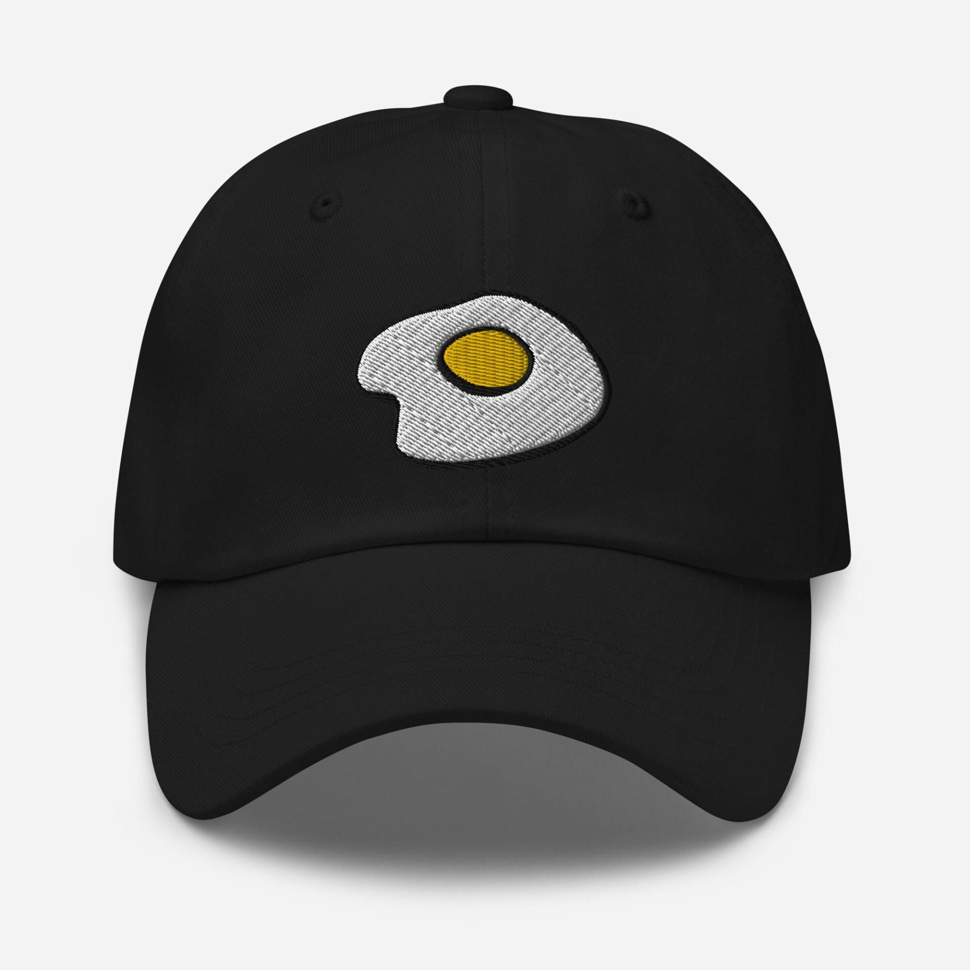 Spiegelei Papa Mütze, Bestickter Hut, Kochen Handgemachte Frühstück Unisex Verstellbare Baseball Cap, Lustiges Stickerei Geschenk, Mehr Farben von StitchinSmilesCo