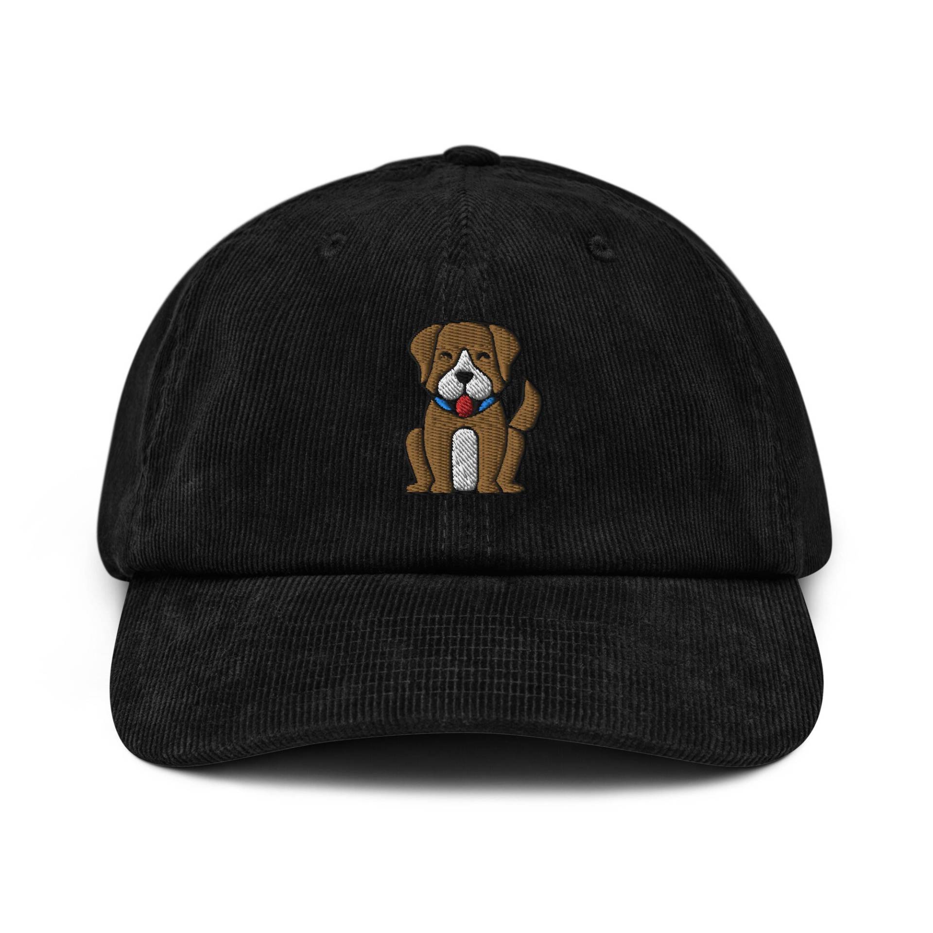 Süßer Hund Cord Mütze, Bestickter Welpe Papa Baseball Cap, Unisex Verstellbar 6 Panel Unstrukturiert Mehrere Farben, Hundeliebhaber Geschenk Für Sie von StitchinSmilesCo