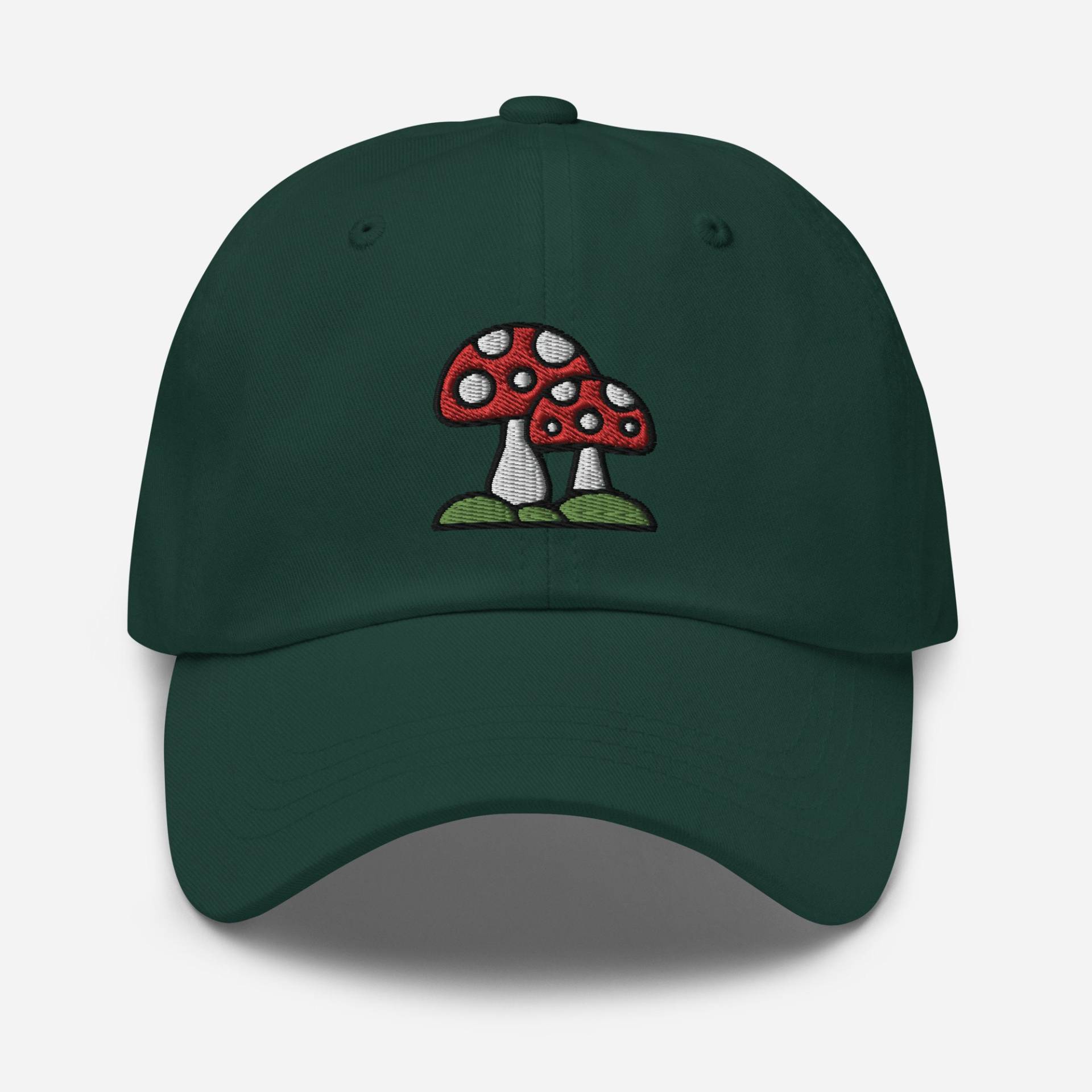 Waldpilze Papa Hut, Bestickte Natur Baseballmütze, Cottagecore Hut Unisex Verstellbar Unstrukturiert 6 Panel Mehrere Farben, Pilz Geschenk Waldpilze Papa Hut, Bestickte Natur Baseballmütze, Cottagecore Hut Unisex Verstellbar Unstrukturiert 6 Panel Mehrere Farben, Pilz Geschenk von StitchinSmilesCo