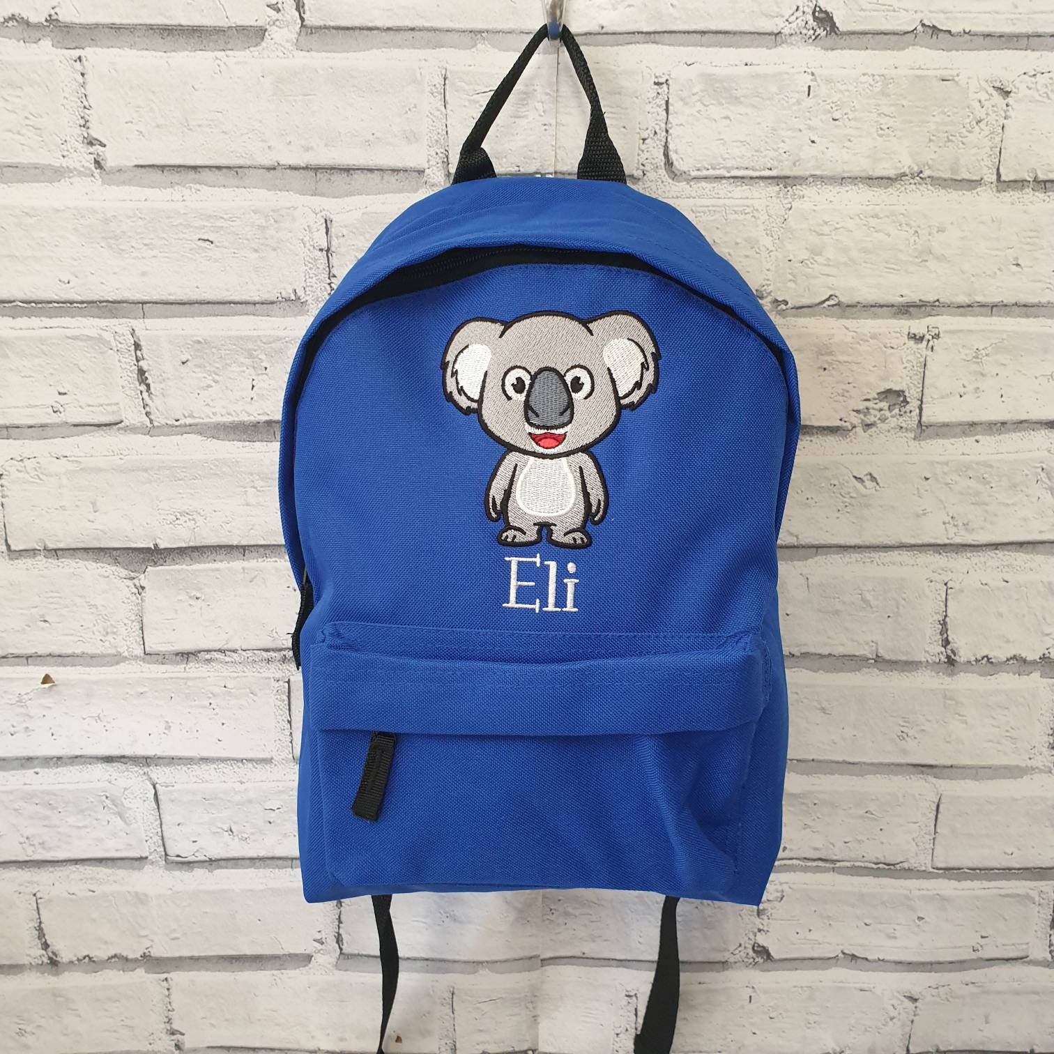 Personalisierter Koala-Kleinkind-Rucksack, Gestickter Koala-Rucksack, Kindergartentasche, Schultasche, Unisex, Junge, Mädchen von StitchupLooksharpUK