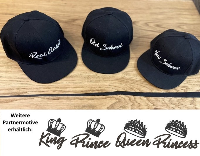 Generationscaps. Nach Wunsch Bestickte Snapback Und Fitted Caps Für Kinder Erwachsene Auch Im Partnerlook von StitchworkBuddies