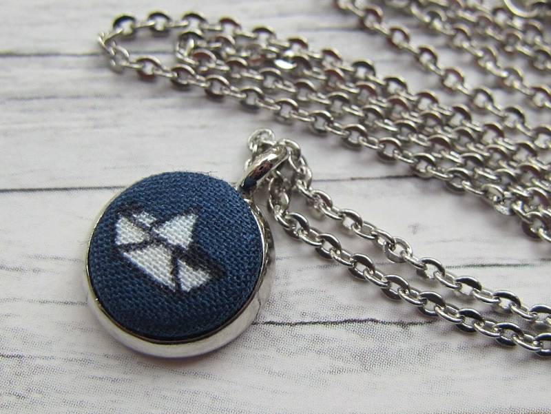 Kette Papierboot Ahoi - Xs-Anhänger Ø 10 Mm, Silber Oder Bronze, 46 cm von Stixeria