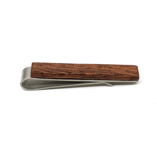STJARNA Krawattennadel aus Holz, 5,1 cm, Edelstahl, handgefertigt, Braun, 2inches, Holz, Kein Edelstein STJARNA Krawattennadel aus Holz, 5,1 cm, Edelstahl, handgefertigt, Braun, 2inches, Holz, Kein Edelstein von Stjarna