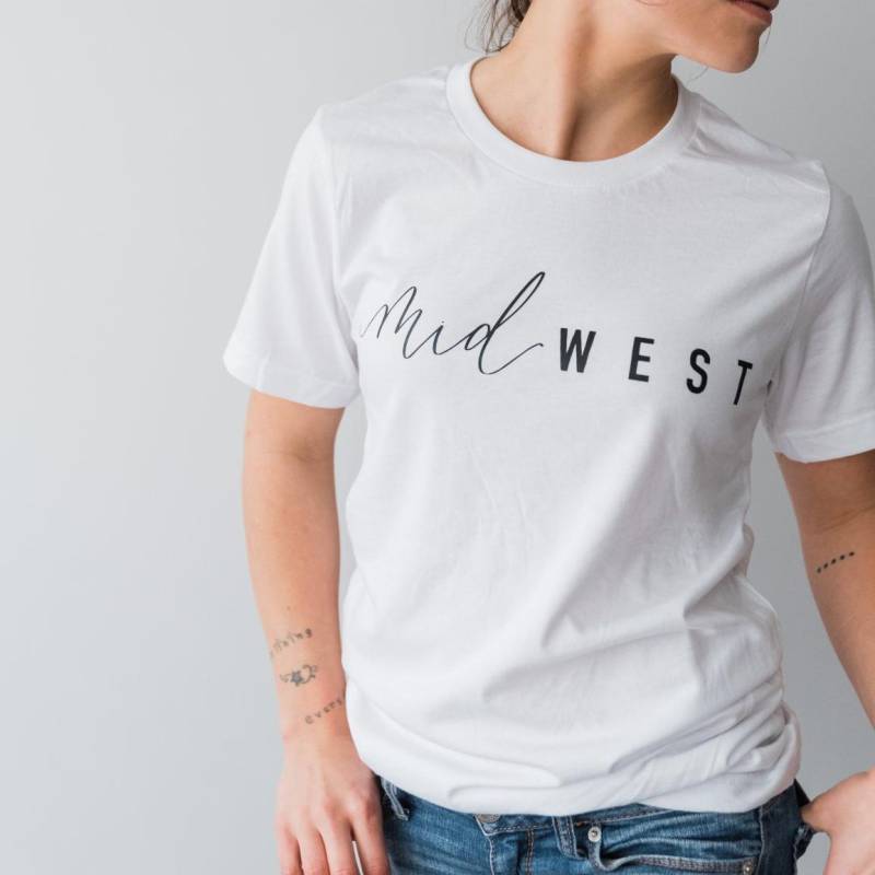 Midwest Shirt, Hand Beschriftet Missouri von StockbridgeDesignCo