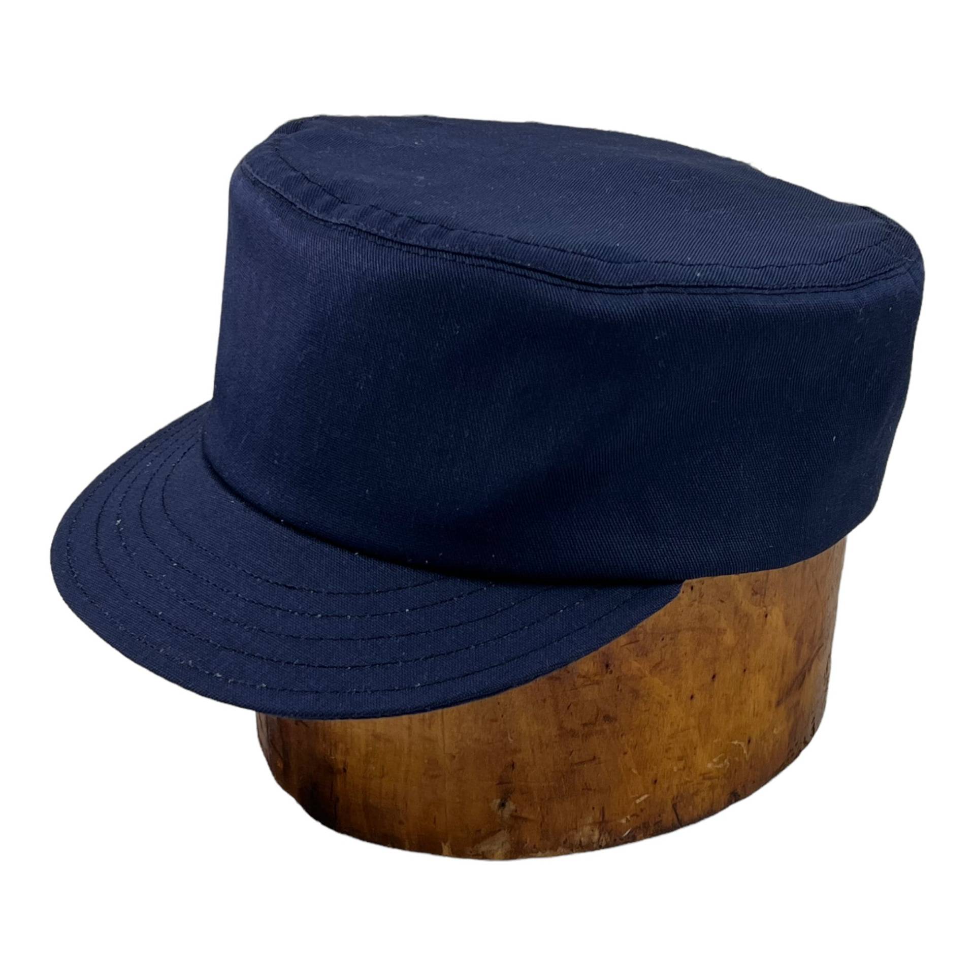 Columbus Buckeyes Vintage Baseball Team Kappe. Wählen Sie Ihre Größe An Der Kasse. Dunkelblaue Boxcap Aus Baumwollköper Mit 5 cm Schirm von StockbridgeSewing