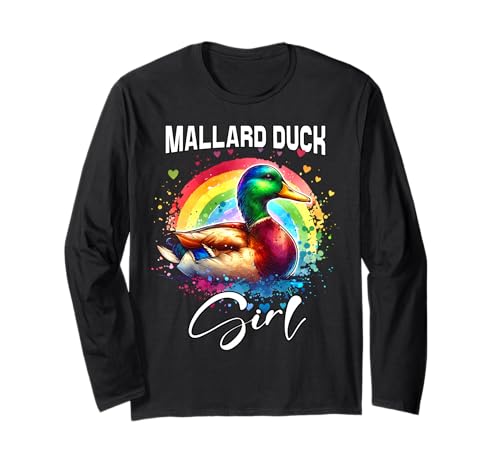Mallard Duck Mädchen Stockente Langarmshirt Mallard Duck Mädchen Stockente Langarmshirt von Stockente Designs Damen