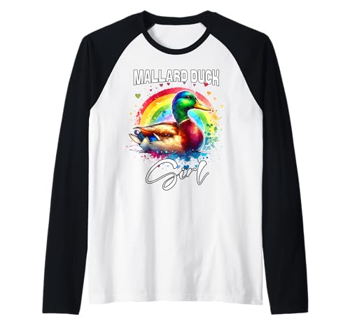 Mallard Duck Mädchen Stockente Raglan Mallard Duck Mädchen Stockente Raglan von Stockente Designs Damen
