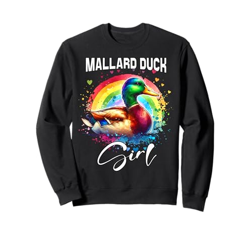 Mallard Duck Mädchen Stockente Sweatshirt Mallard Duck Mädchen Stockente Sweatshirt von Stockente Designs Damen