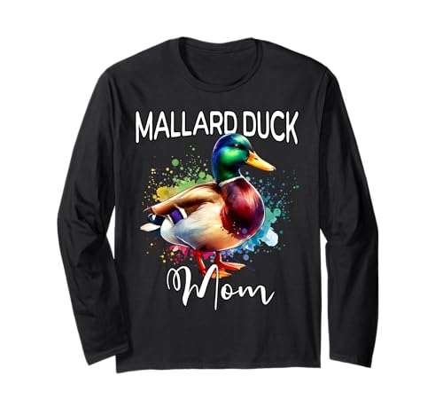 Mallard Duck Mom Stockente Mama Langarmshirt Mallard Duck Mom Stockente Mama Langarmshirt von Stockente Mama Für Damen