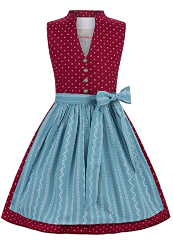 Stockerpoint Trachtenkids Mädchen Karla Kinderdirndl, Bordeaux, 104 EU von Stockerpoint Trachtenkids