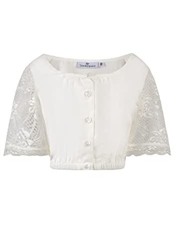 Stockerpoint Trachtenkids Mädchen Libby Children's Blouse Dirndlbluse, Creme, 104 EU von Stockerpoint Trachtenkids