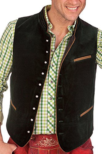 Alpenwahnsinn Samtweste, Größe 50 Tanne von Stockerpoint