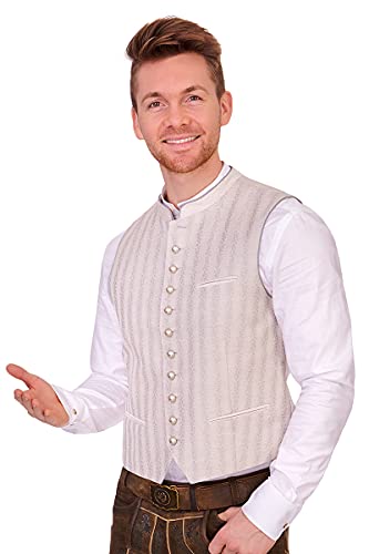 Alpenwahnsinn Trachtenweste - Silvan - Champagner von Stockerpoint